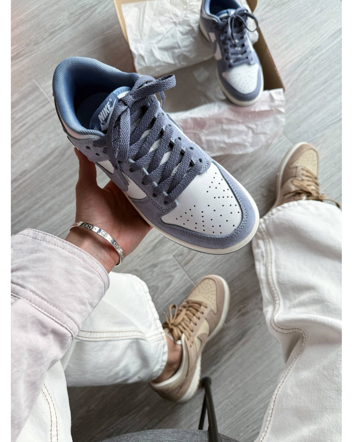 Nike Dunk Low Mini Swoosh Sail World Indigo Nike Dunk Low Mini Swoosh Sail World Indigo