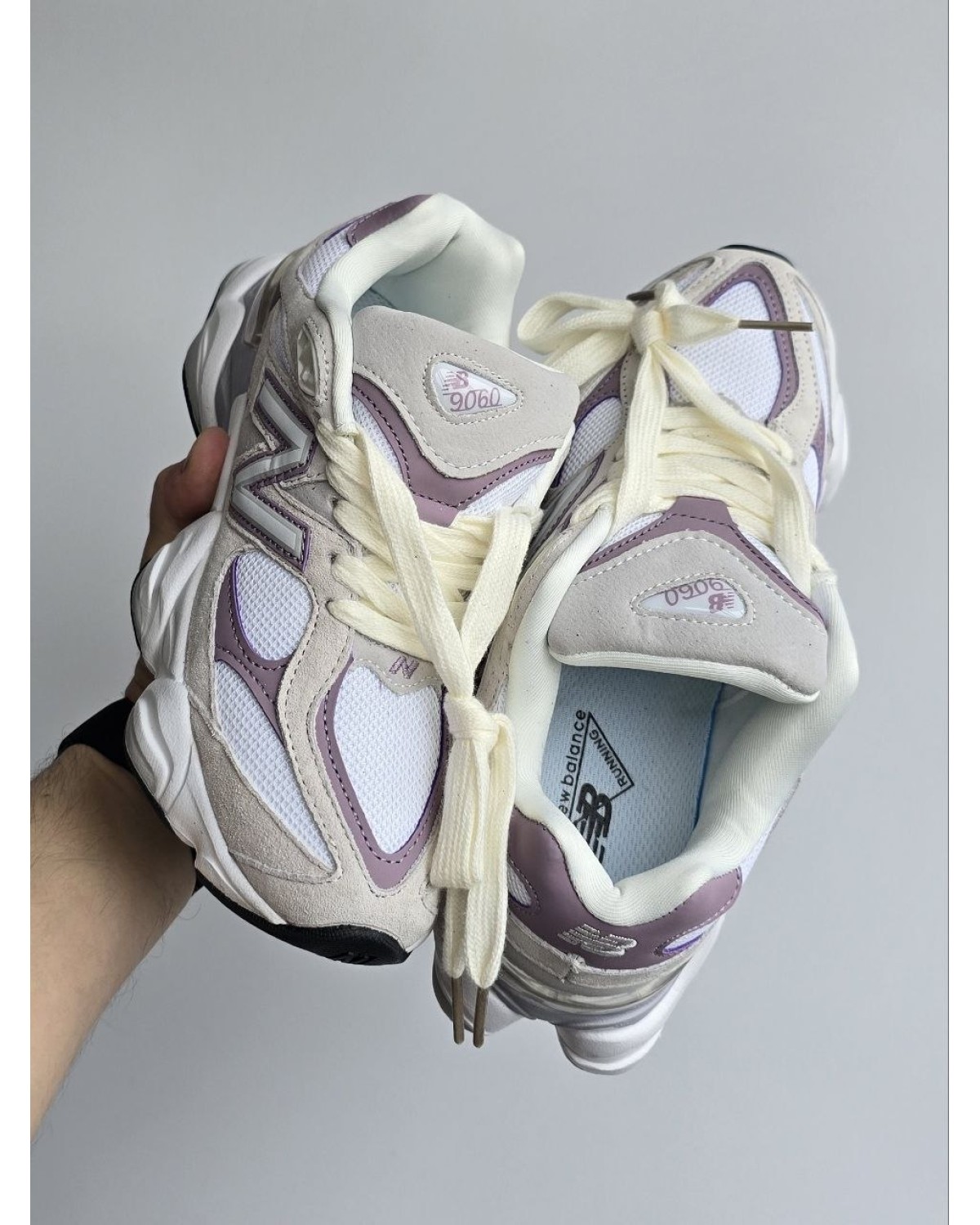 New Balance 9060 Cream Soft Purple New Balance 9060 Cream Soft Purple