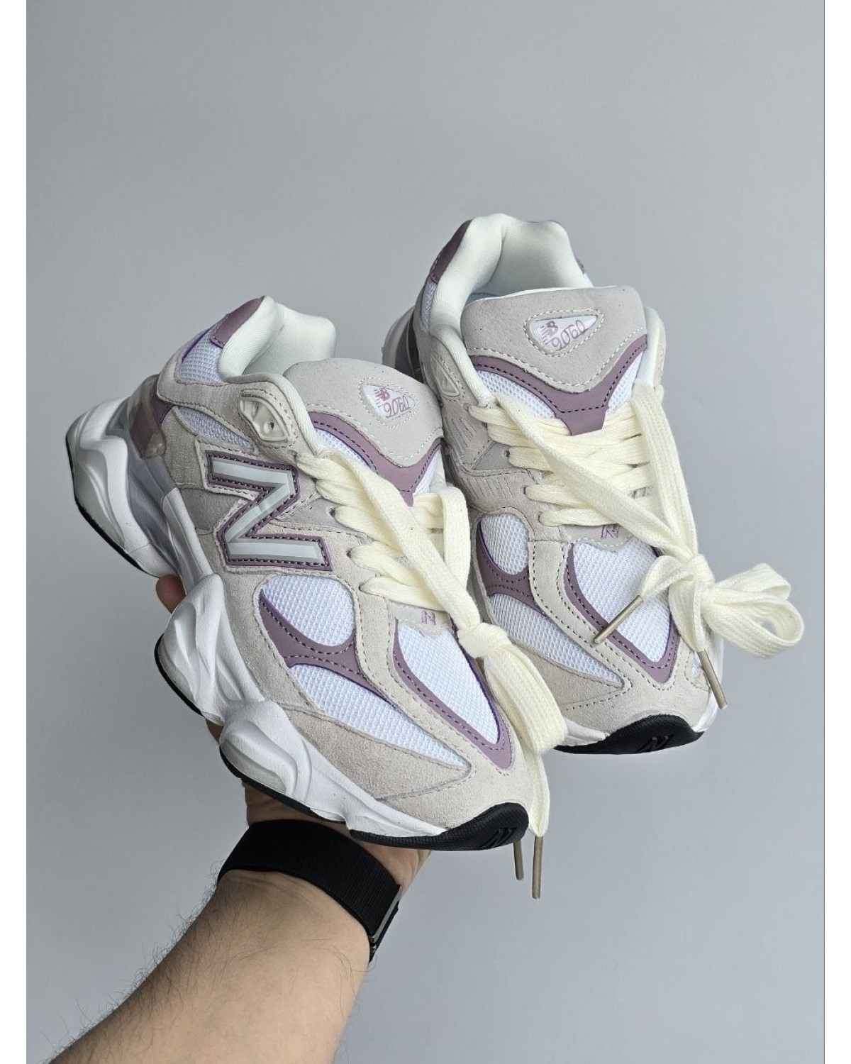 New Balance 9060 Cream Soft Purple New Balance 9060 Cream Soft Purple