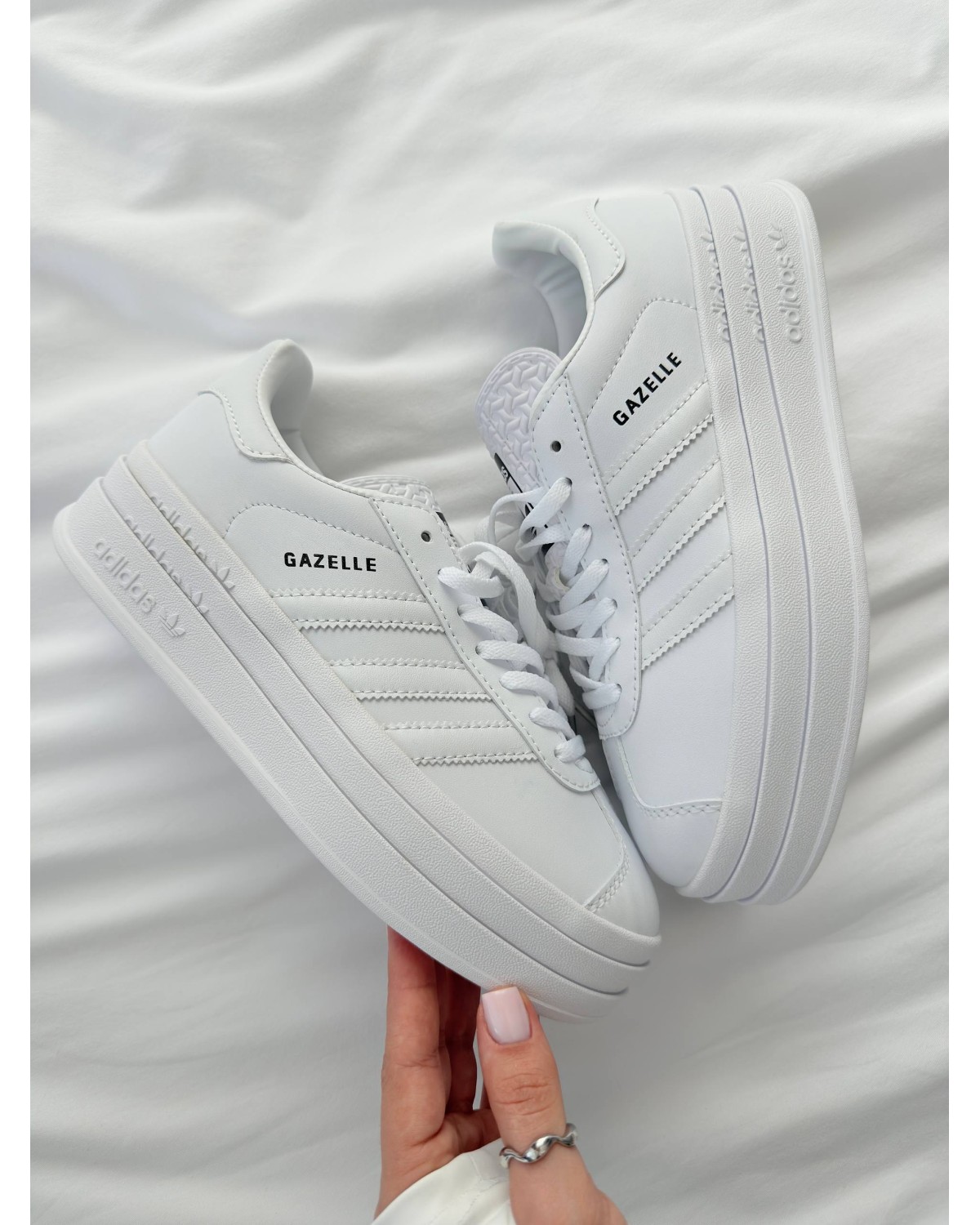 Adidas Gazelle Bold White Platform Adidas Gazelle Bold White Platform
