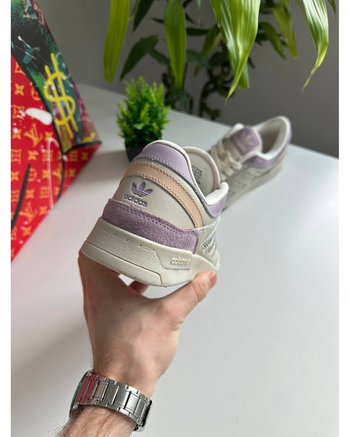 Adidas Drop Step Light Grey Violet Adidas Drop Step Light Grey Violet
