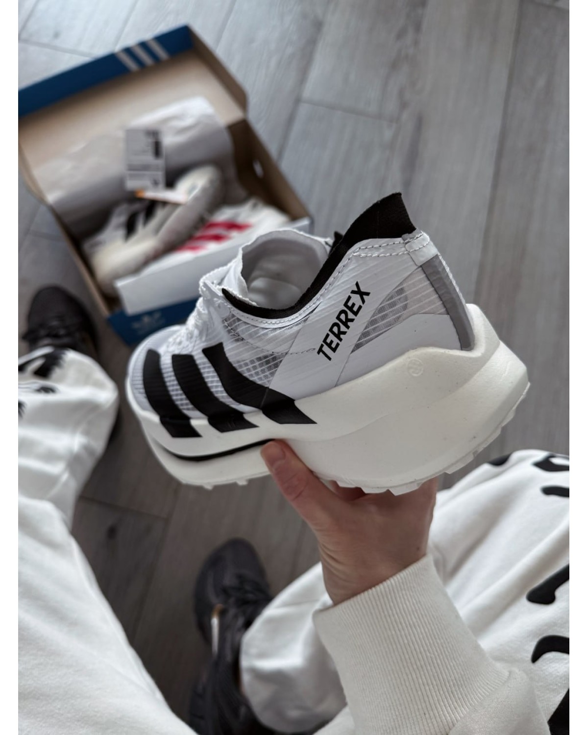 Adidas Terrex Adizero Ultra 2 White/Black Adidas Terrex Adizero Ultra 2 White/Black