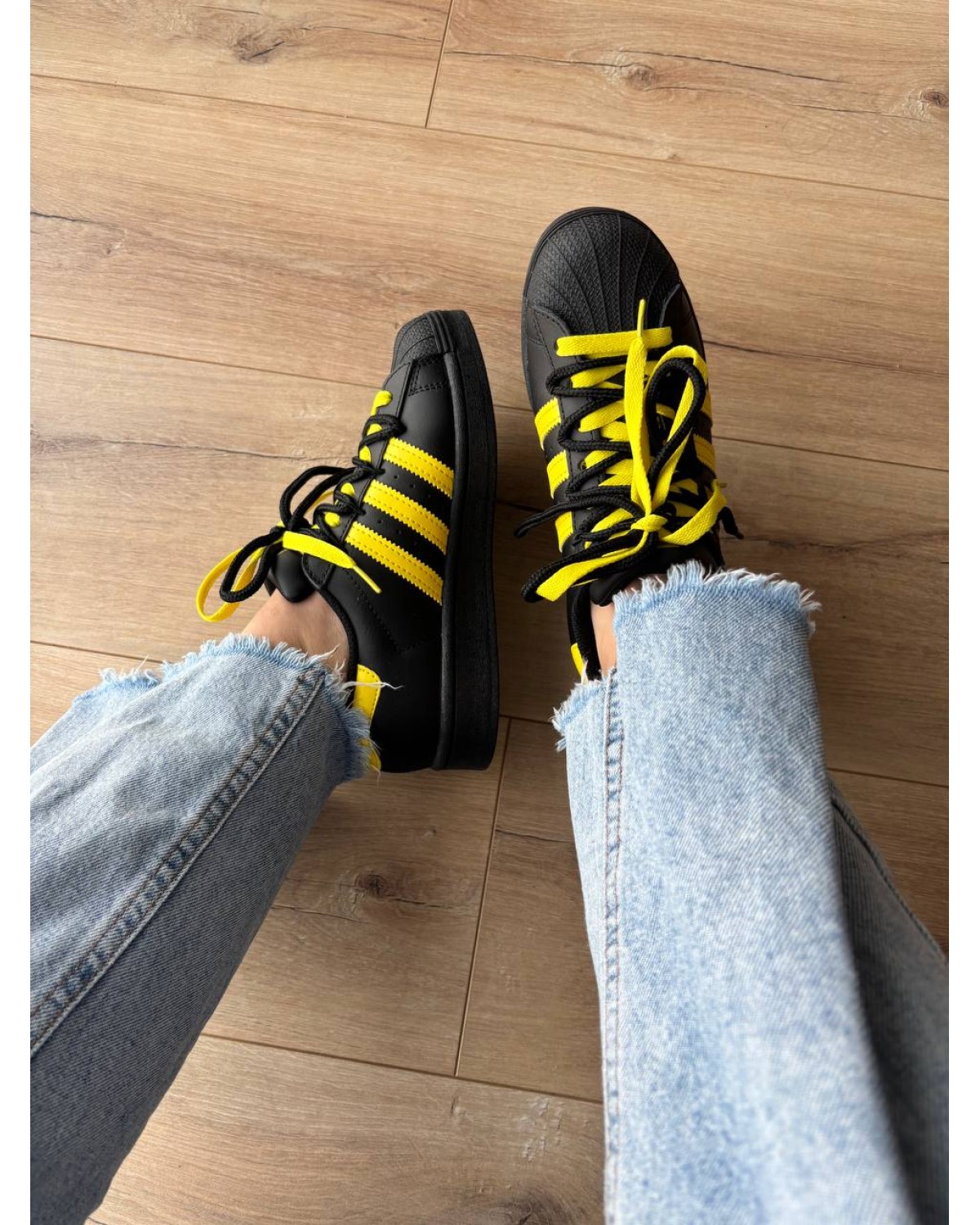 Adidas Superstar Pokemon Black Yellow Custom Adidas Superstar Pokemon Black Yellow Custom