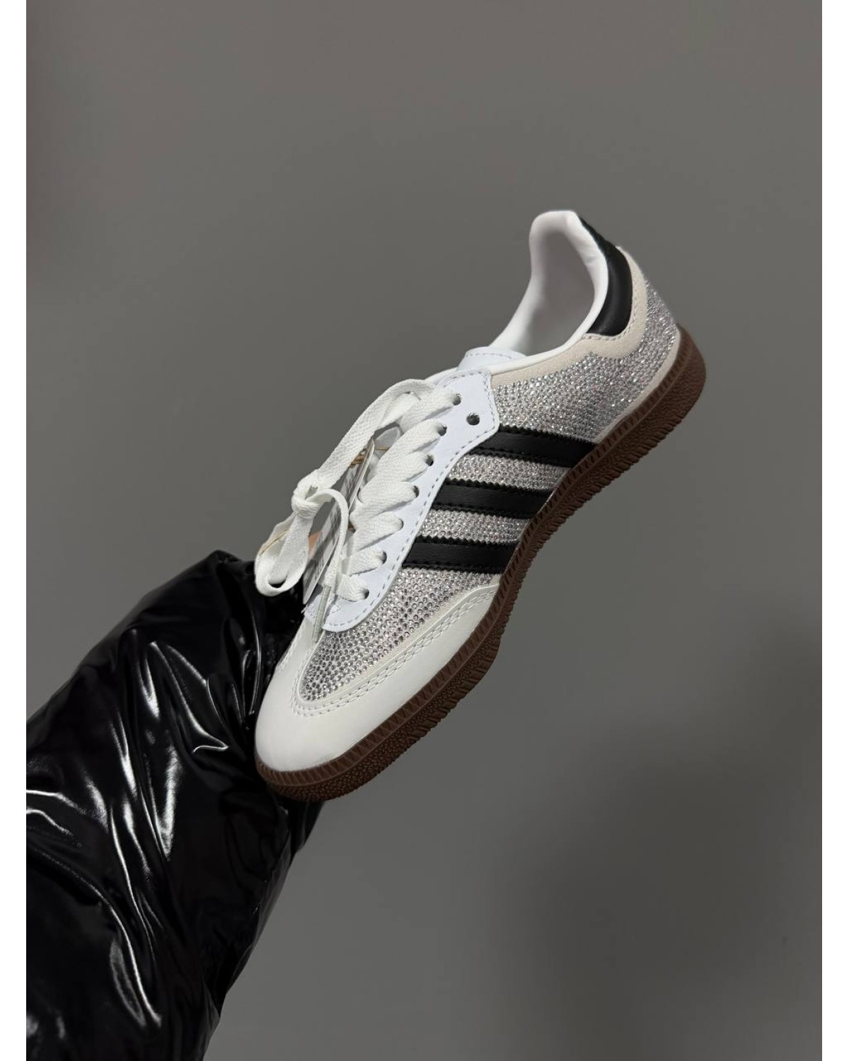 Adidas Samba Light Grey Swarovski Adidas Samba Light Grey Swarovski