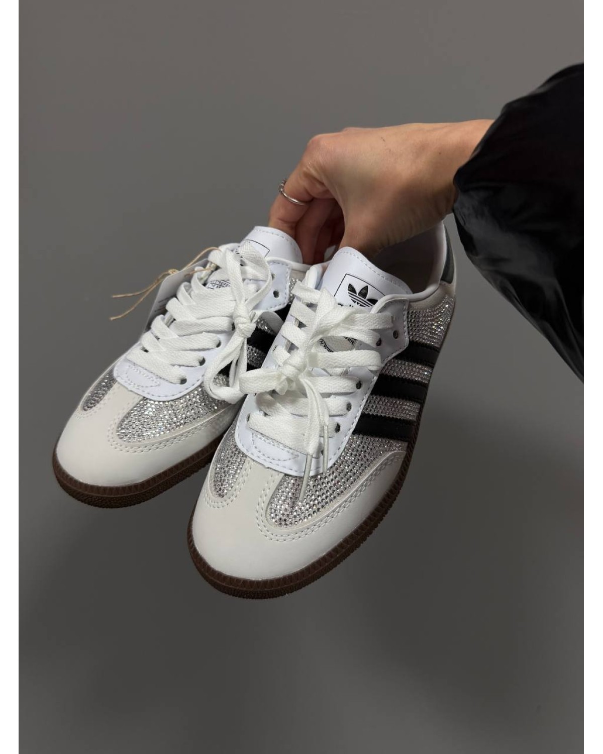 Adidas Samba Light Grey Swarovski Adidas Samba Light Grey Swarovski