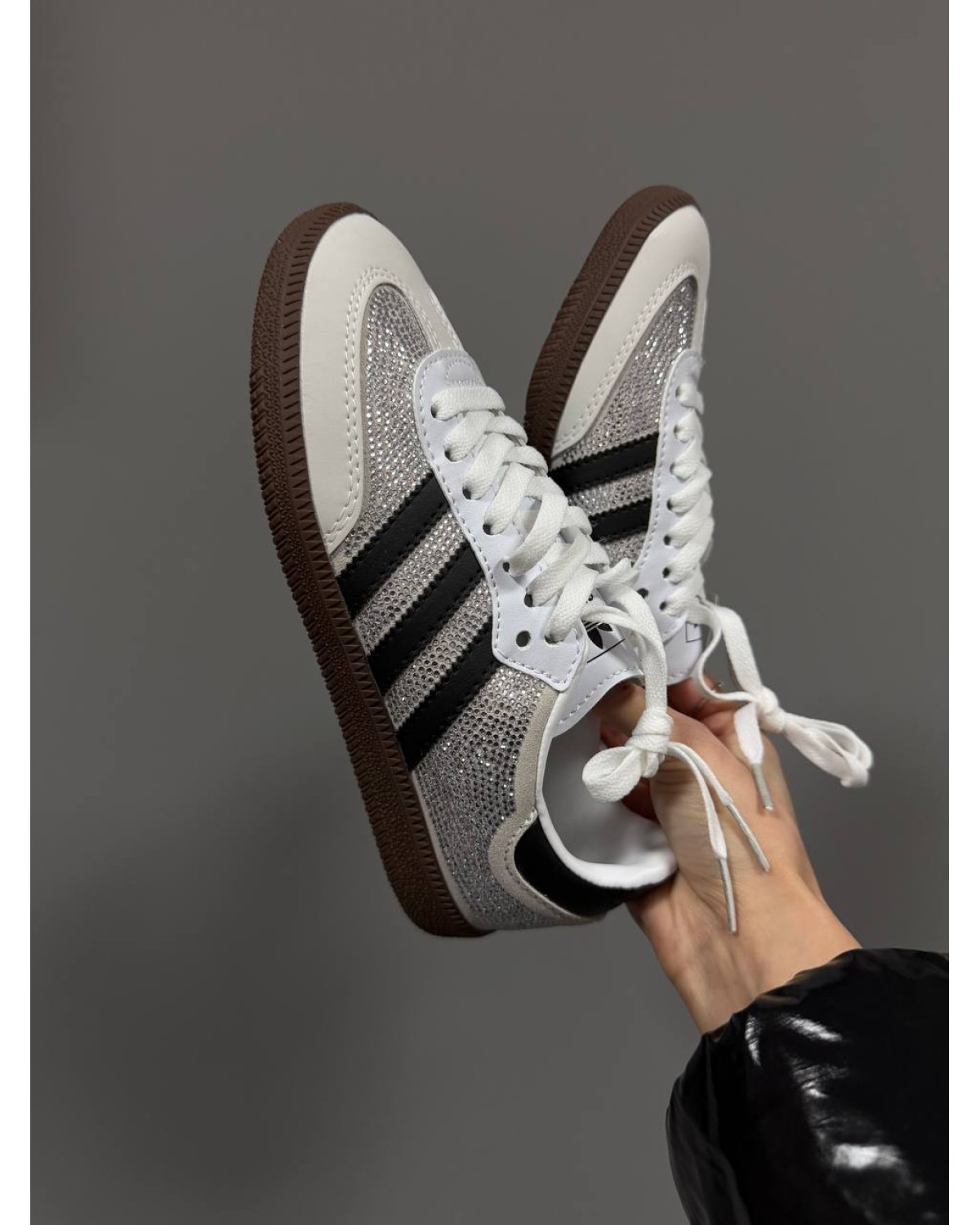 Adidas Samba Light Grey Swarovski Adidas Samba Light Grey Swarovski