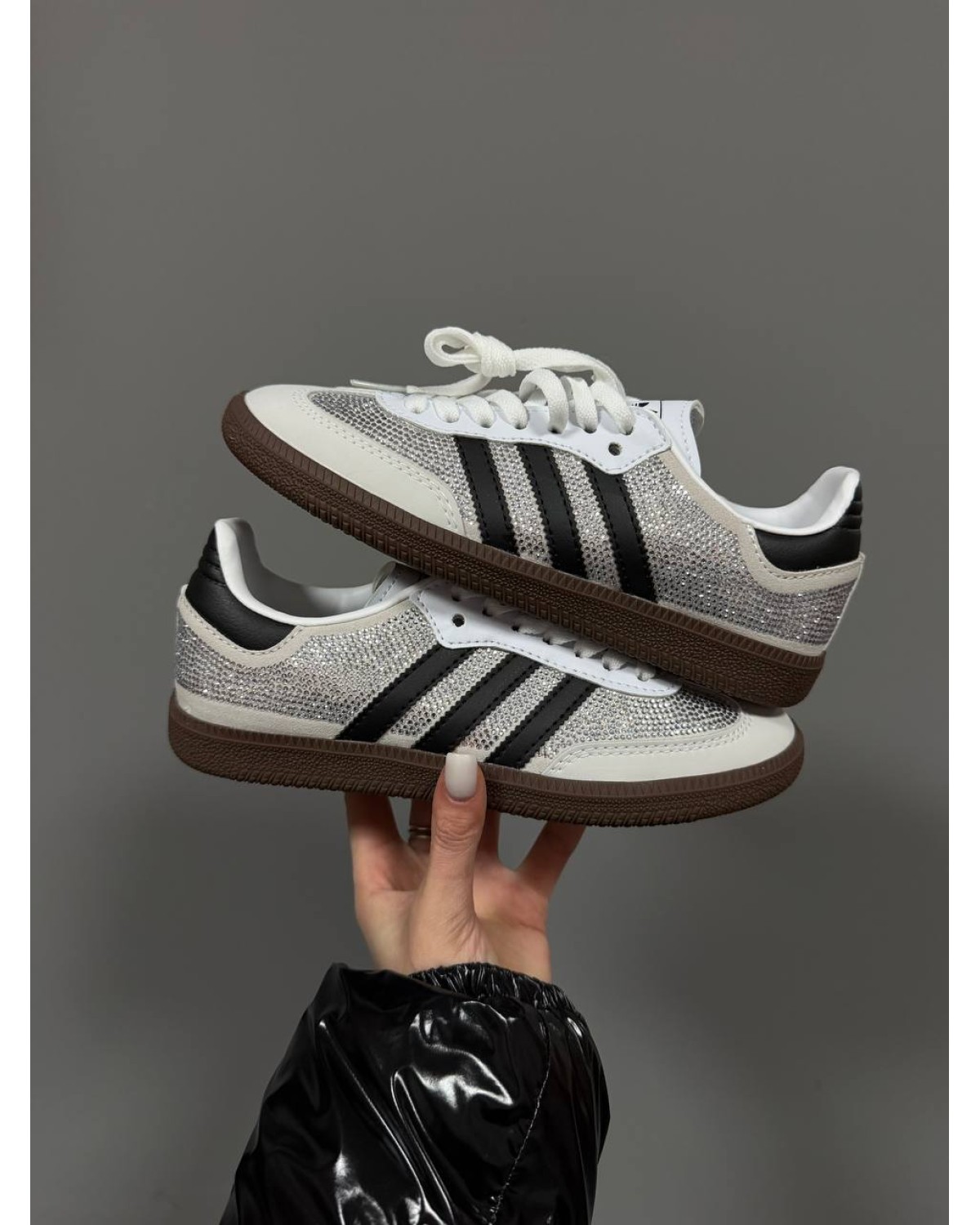 Adidas Samba Light Grey Swarovski Adidas Samba Light Grey Swarovski