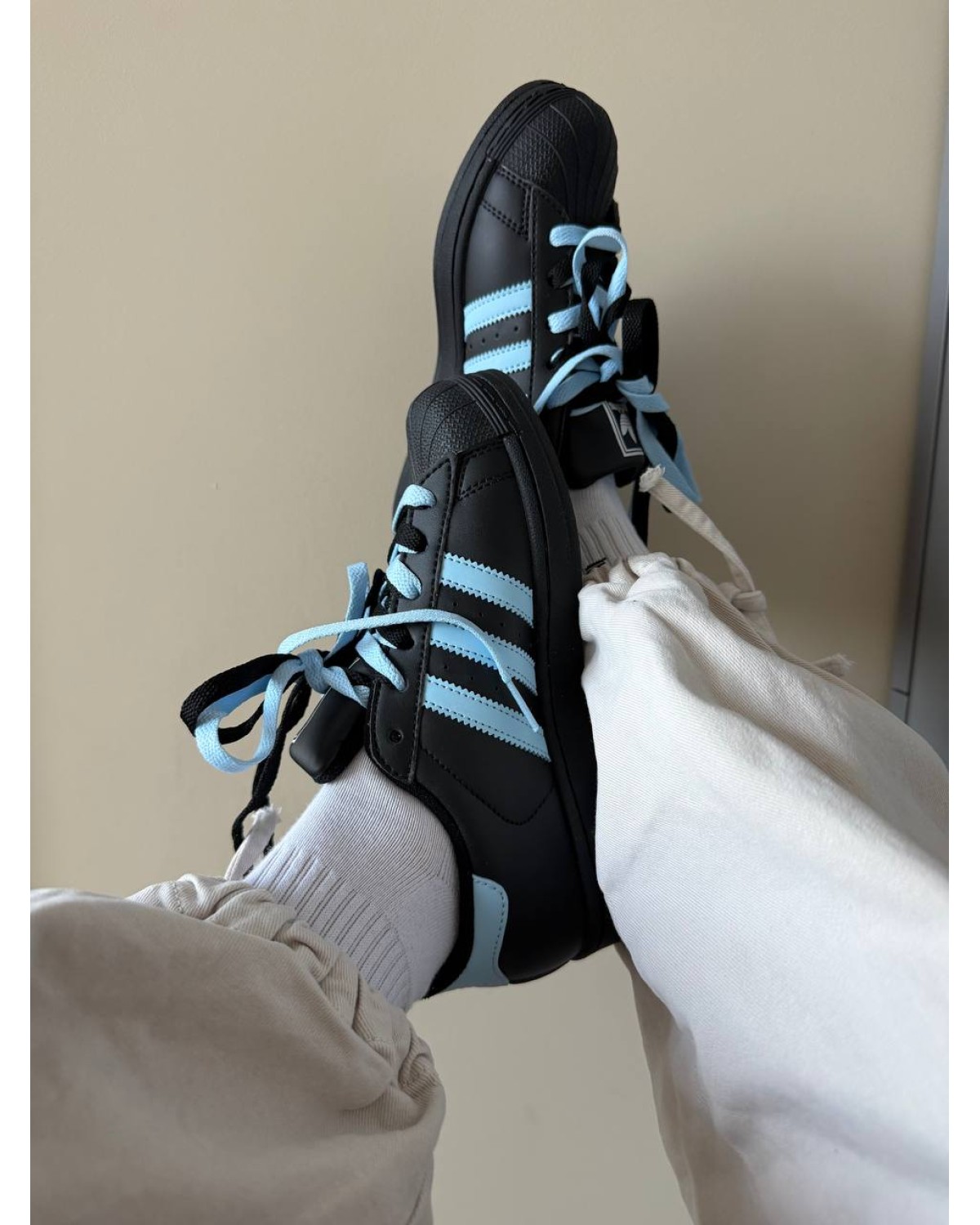 Adidas Superstar Black / Blue “Paws” Adidas Superstar Black / Blue “Paws”