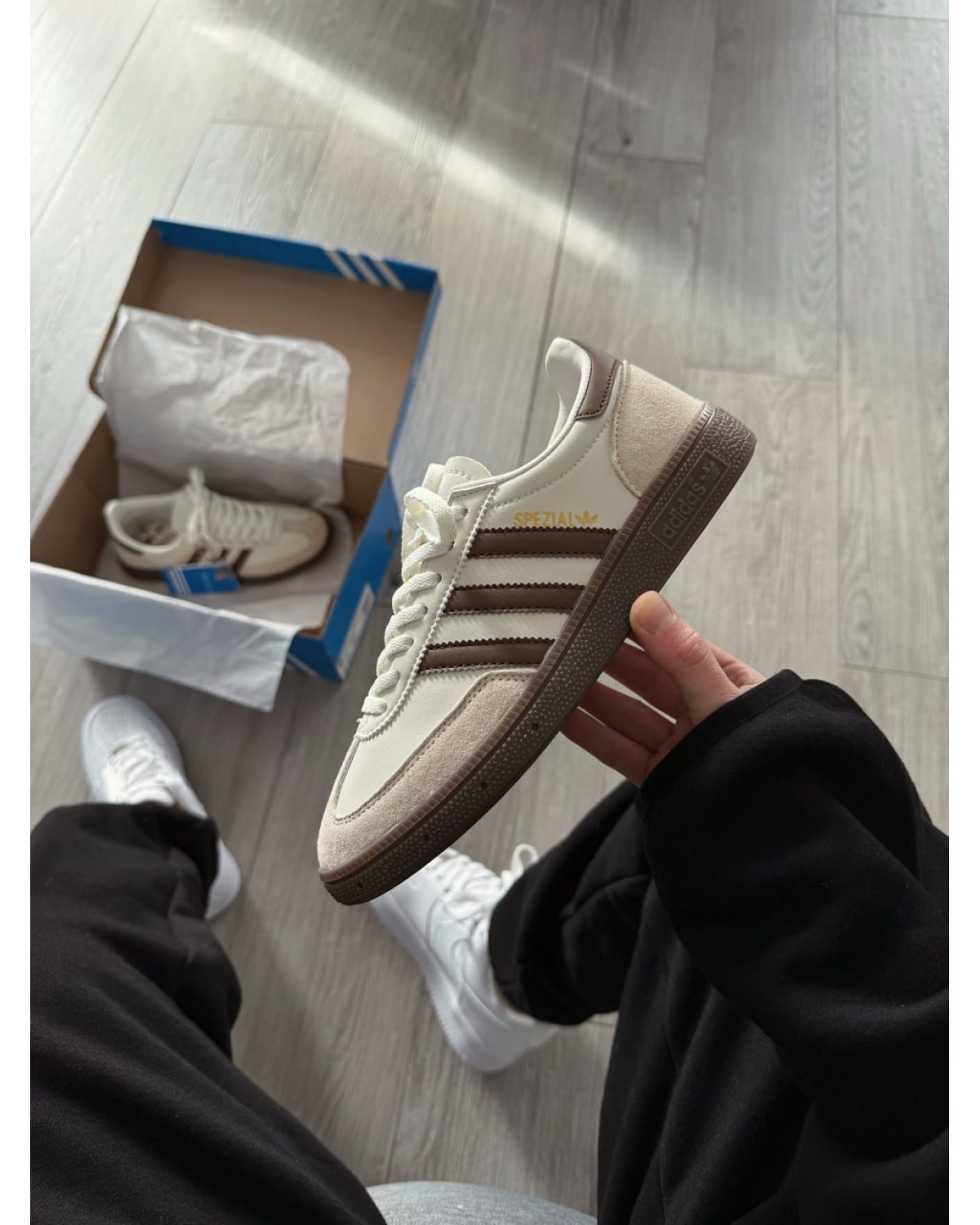 Adidas Handball Spezial Brown Cream White