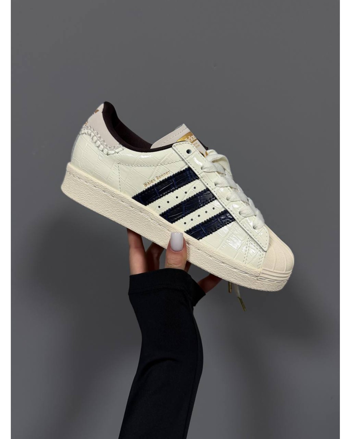 Adidas Superstar x Wales Bonner Wonder White Croc