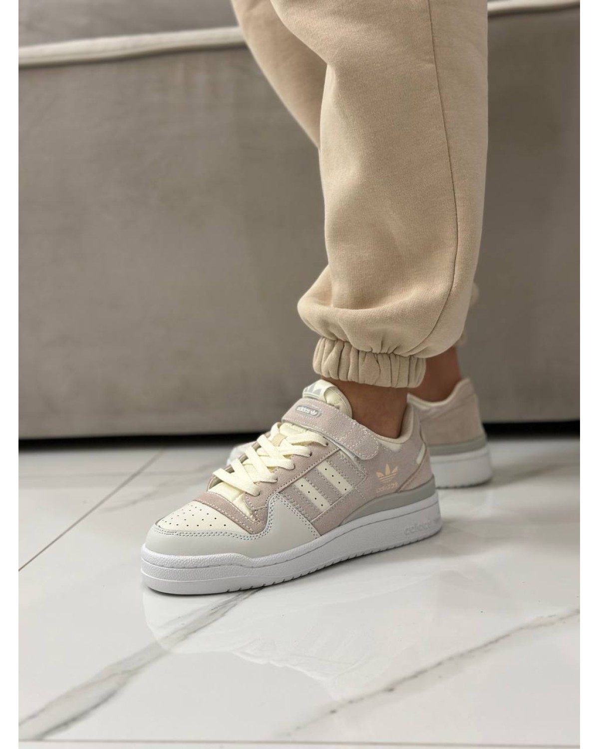 Adidas Forum Low White Beige