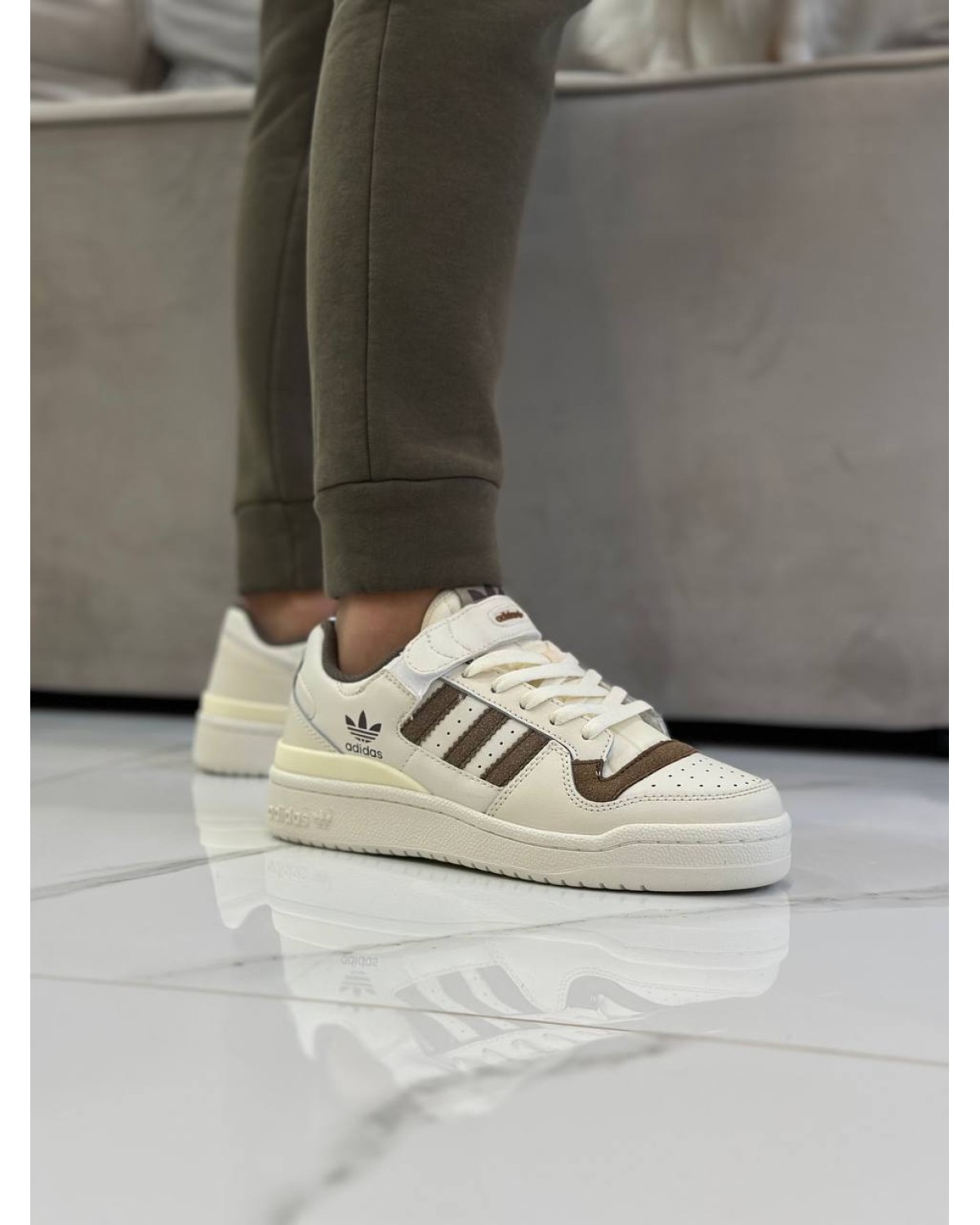 Adidas Forum Beige Brown Adidas Forum Beige Brown