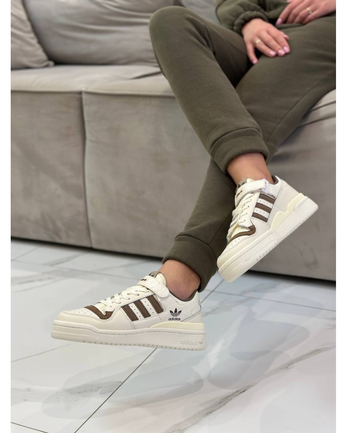 Adidas Forum Beige Brown Adidas Forum Beige Brown