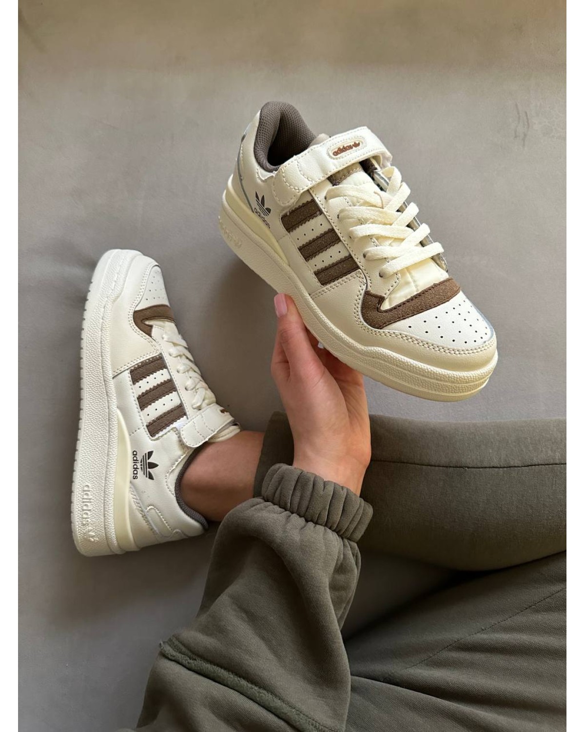 Adidas Forum Beige Brown Adidas Forum Beige Brown