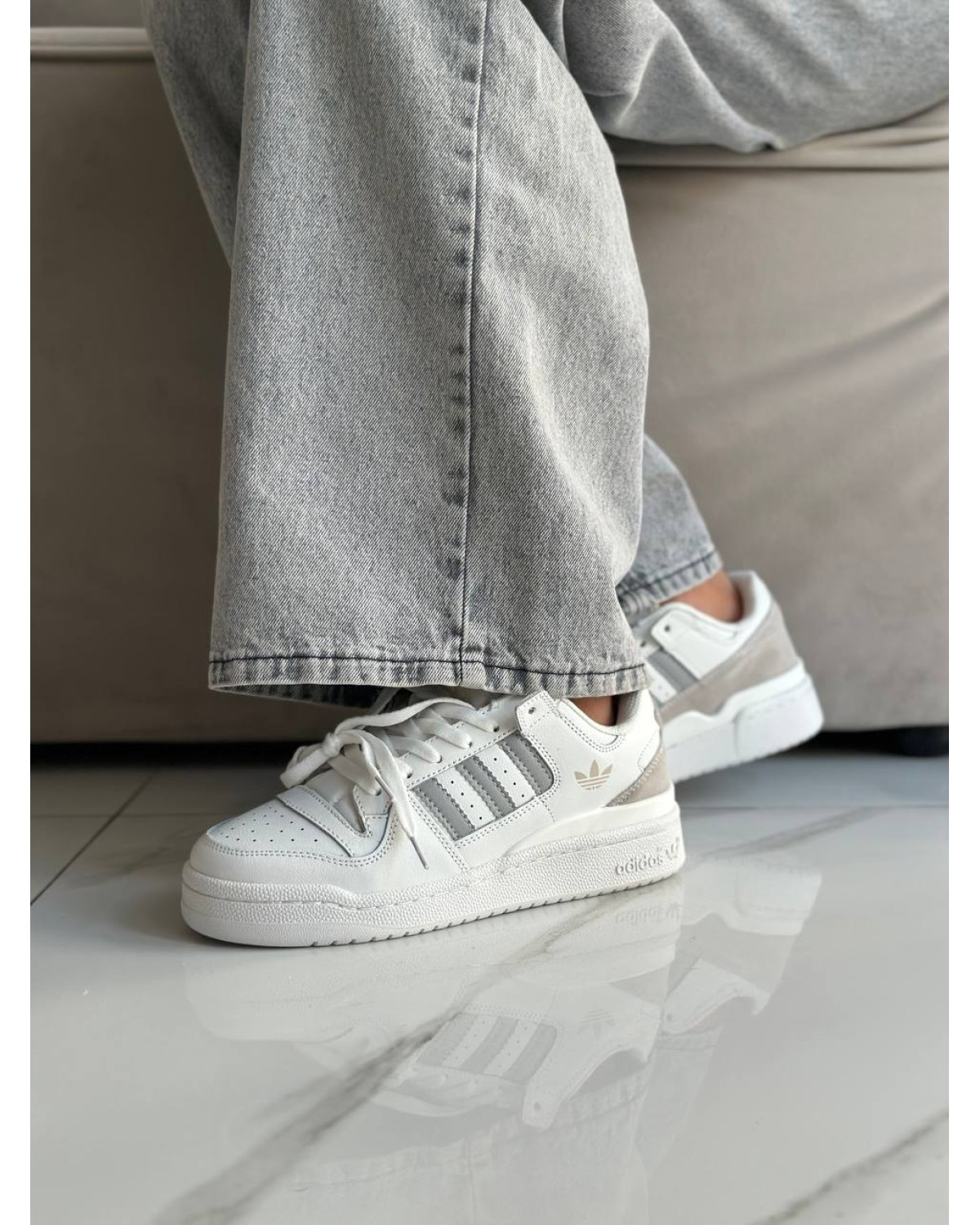 Adidas Forum 84 Low White Grey Adidas Forum 84 Low White Grey