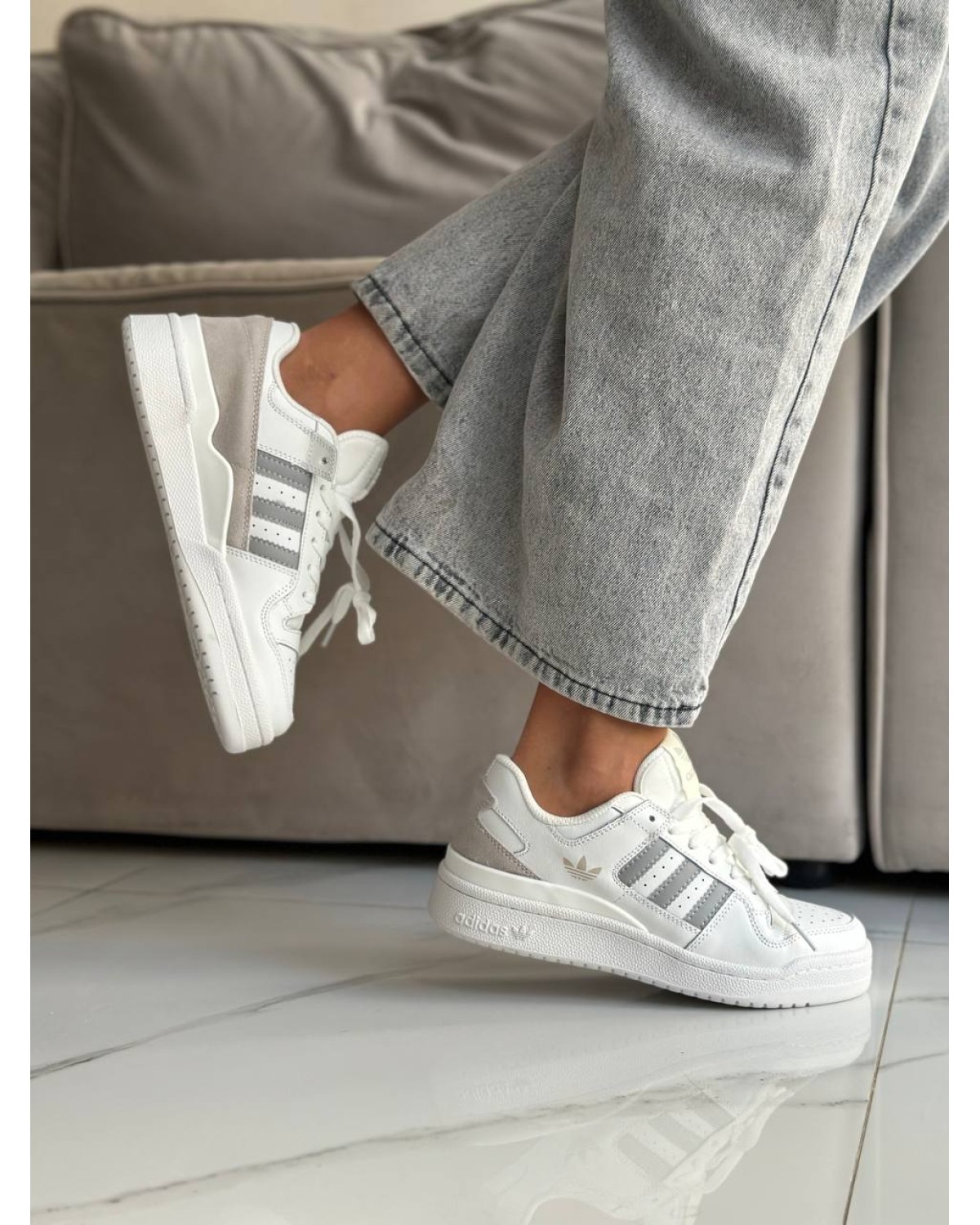 Adidas Forum 84 Low White Grey Adidas Forum 84 Low White Grey
