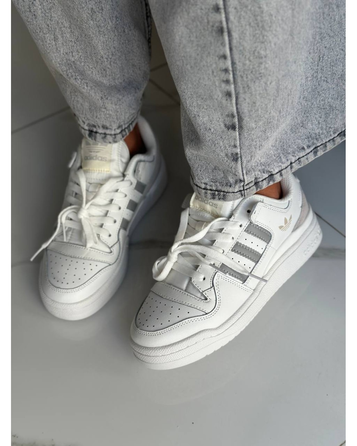 Adidas Forum 84 Low White Grey Adidas Forum 84 Low White Grey