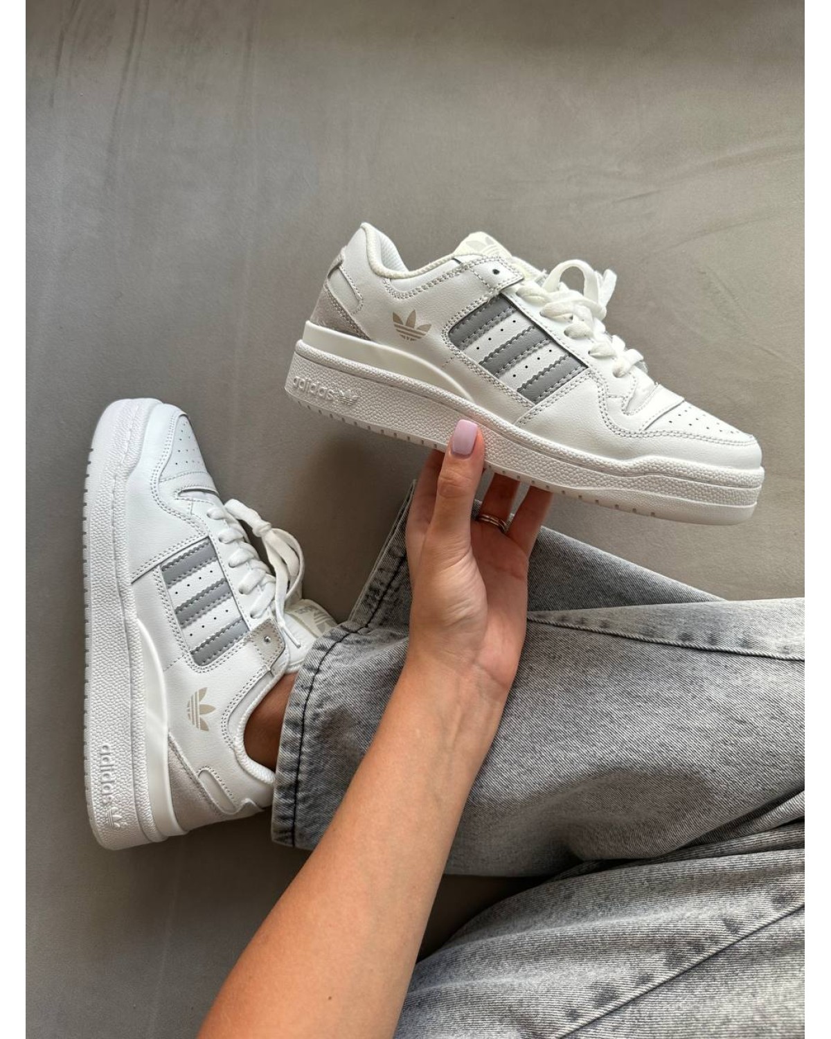 Adidas Forum 84 Low White Grey Adidas Forum 84 Low White Grey