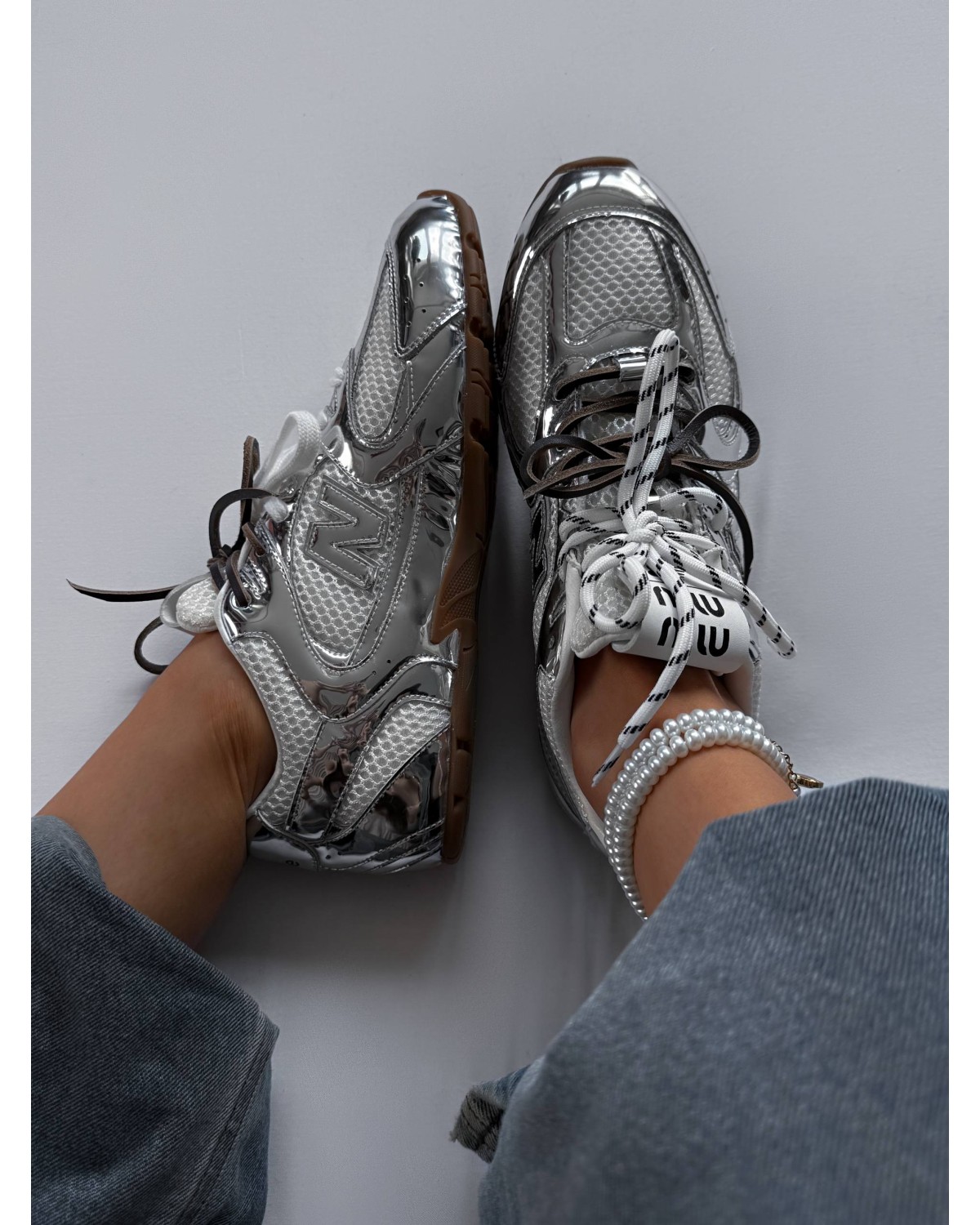 Miu Miu x New Balance Silver Vintage Miu Miu x New Balance Silver Vintage