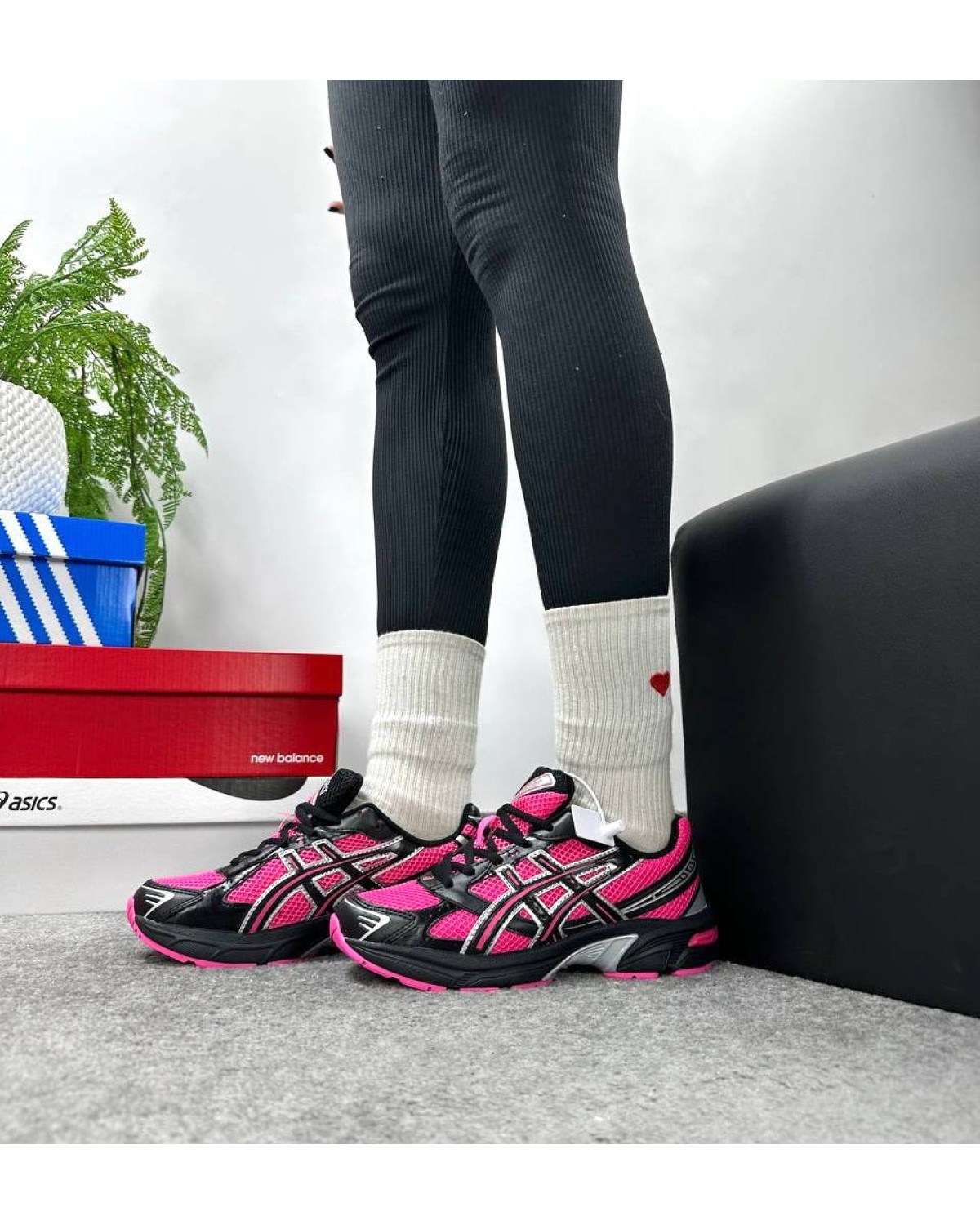 Asics Gel-1130 Pink Black Silver