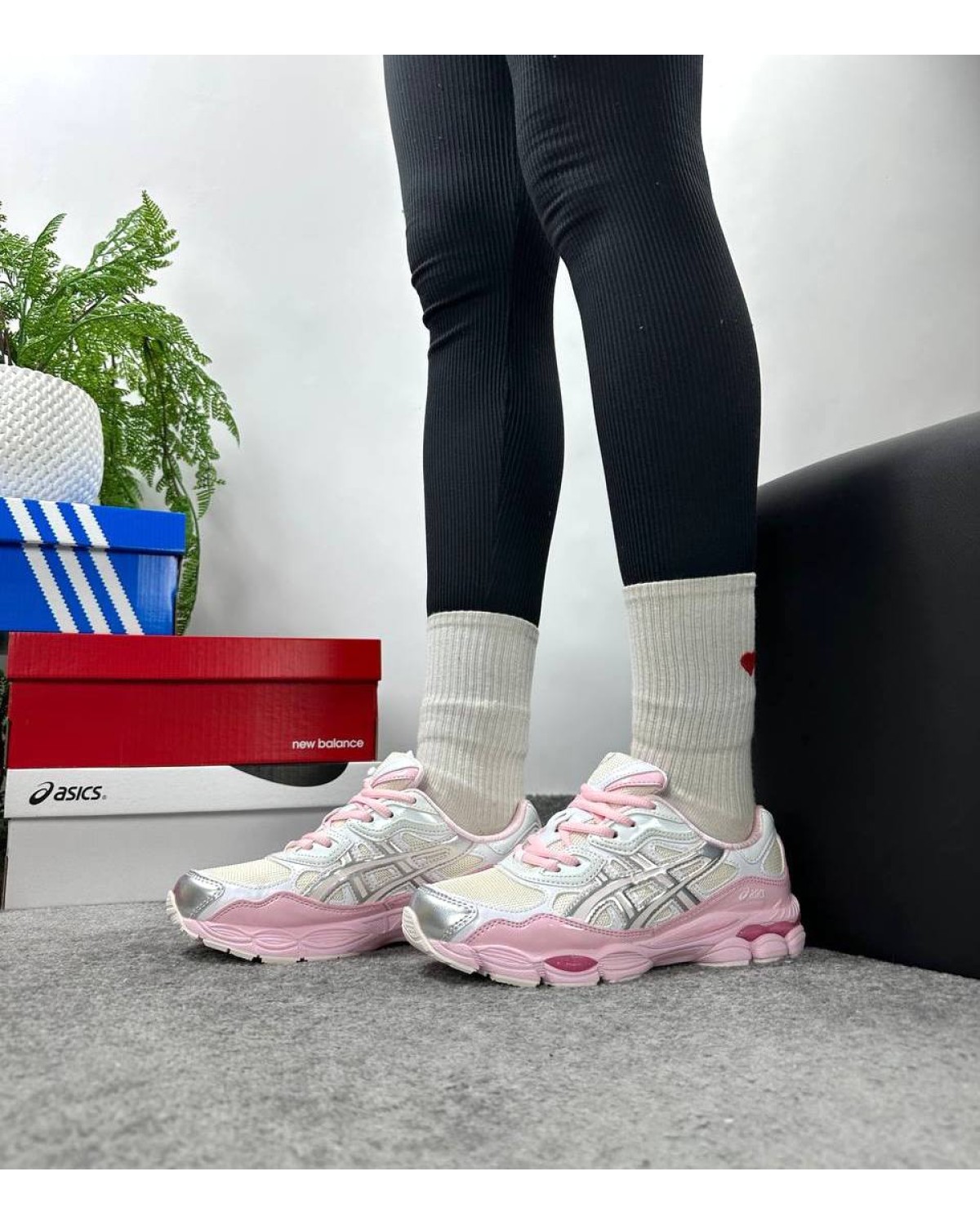 Asics Gel Nyc White Pink