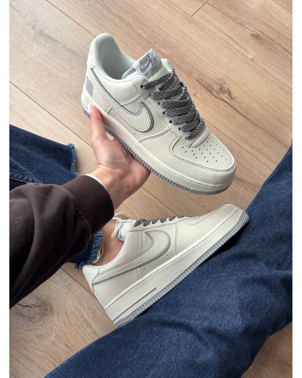 Nike Air Force 1 Low x Undefeated White Grey
