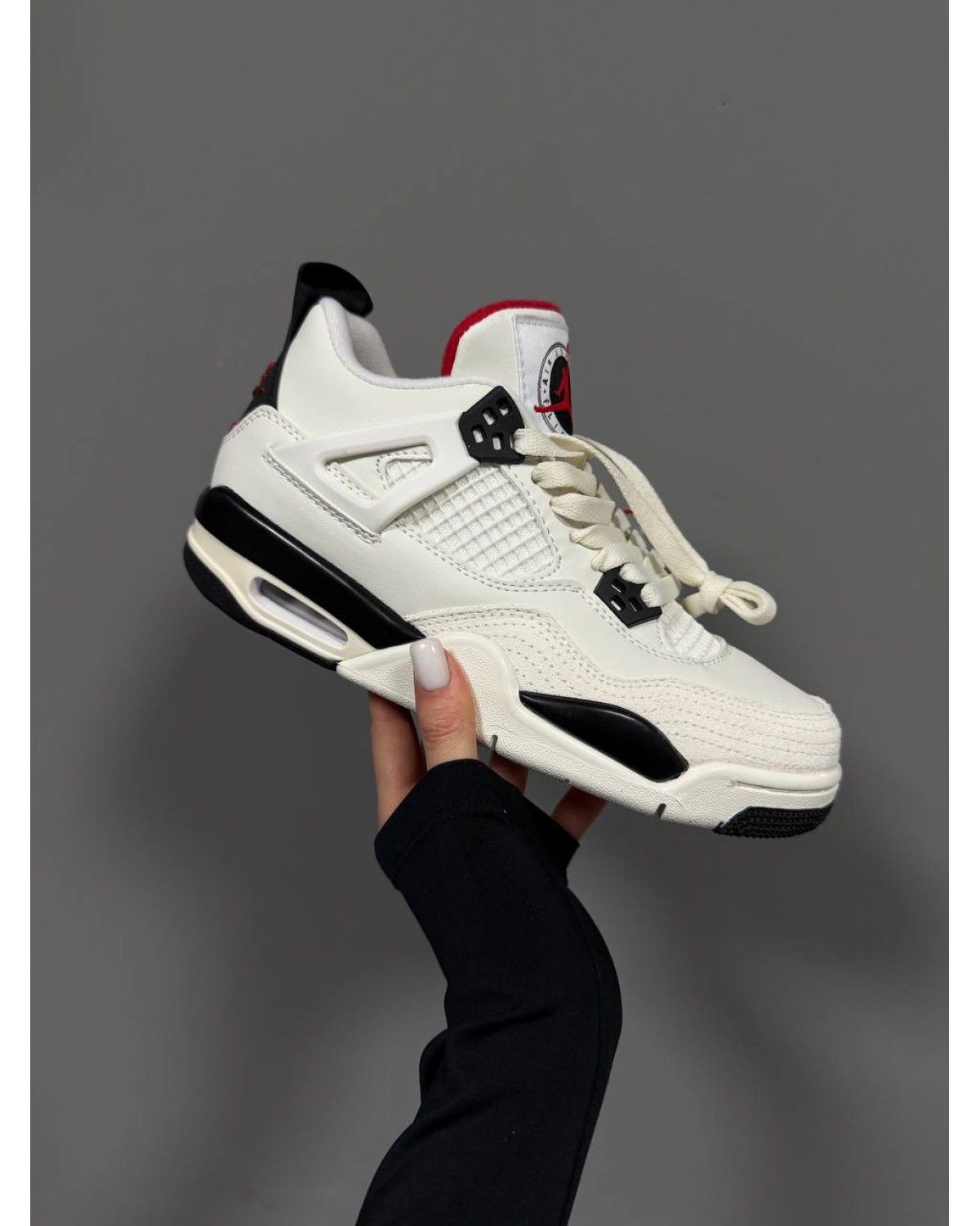 Nike Air Jordan Retro 4 Flight Club / White & Black