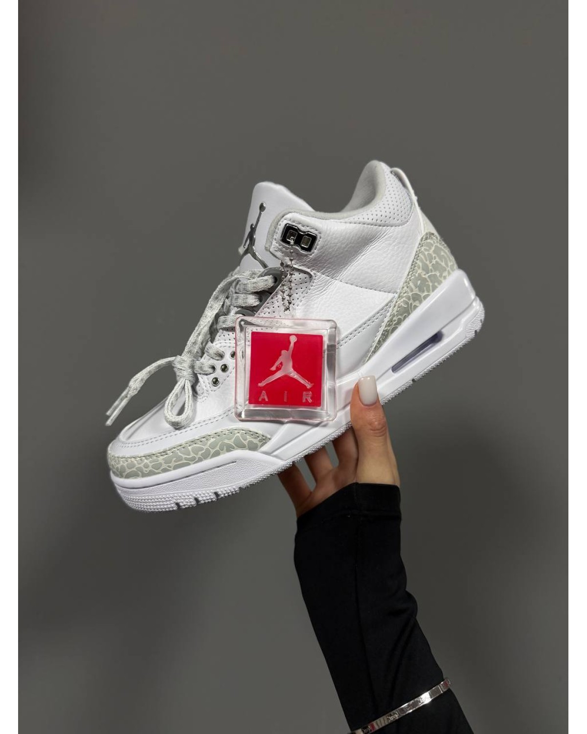 Nike Air Jordan Retro 3 White / Silver