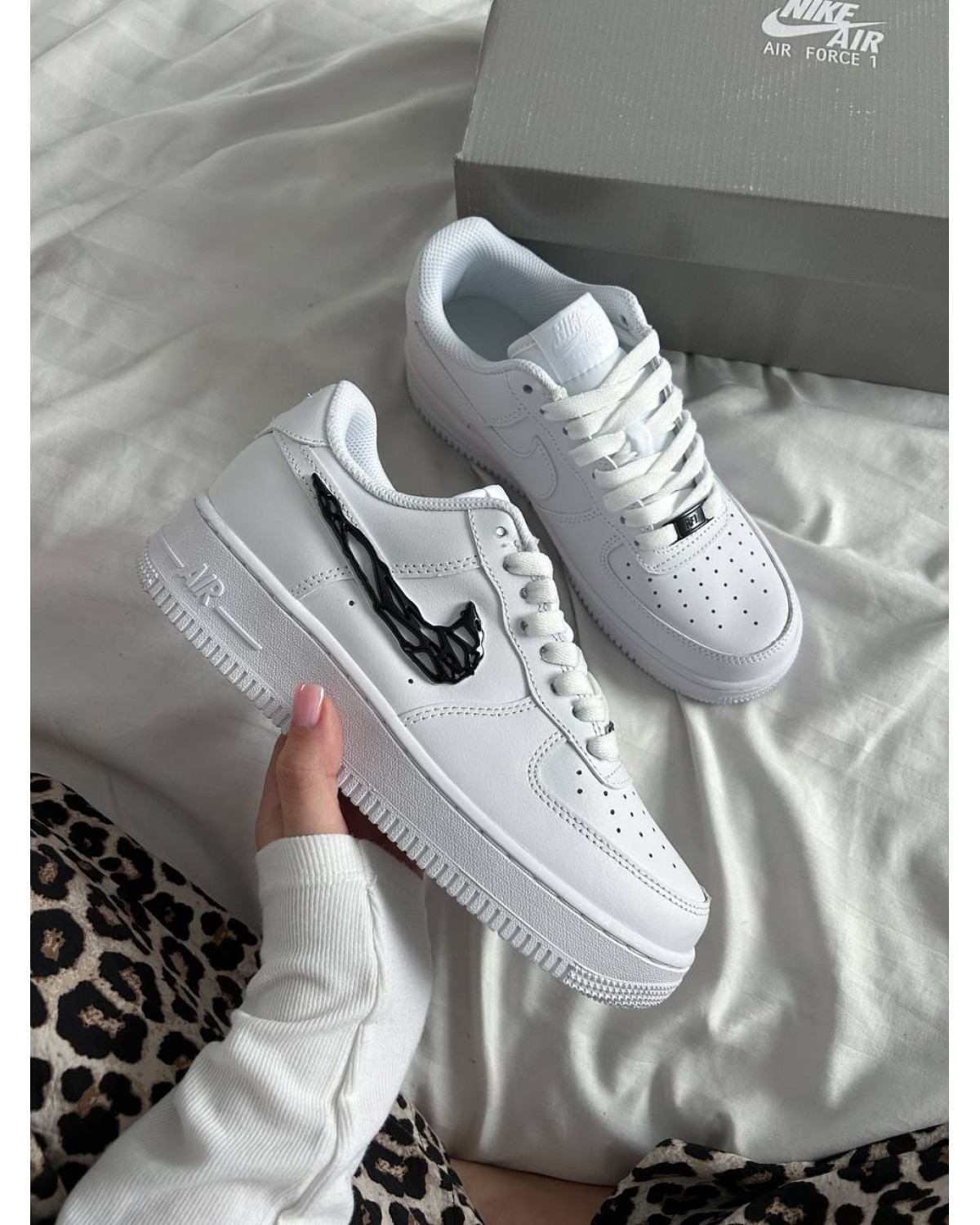 Nike Air Force 1 Low 'Liquid Metal Swoosh'