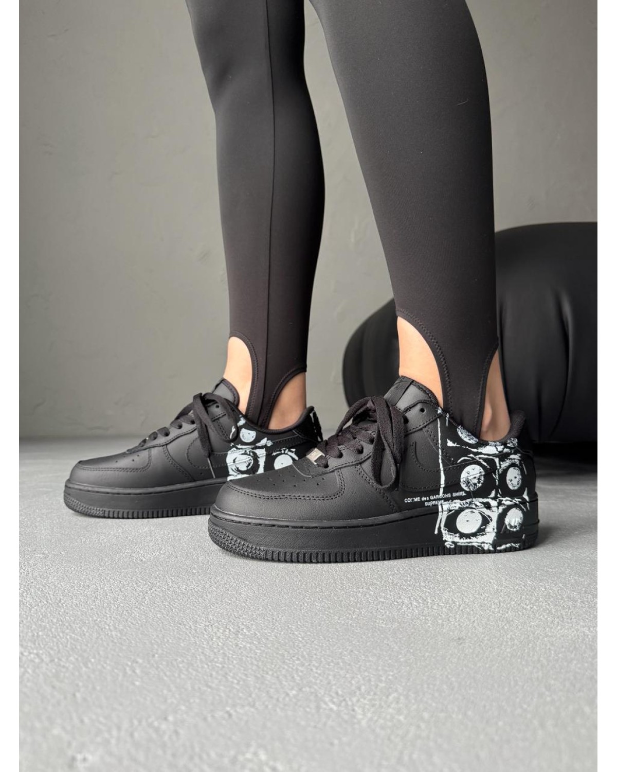Nike Air Force 1 Low х Comme des Garçons Supreme Black