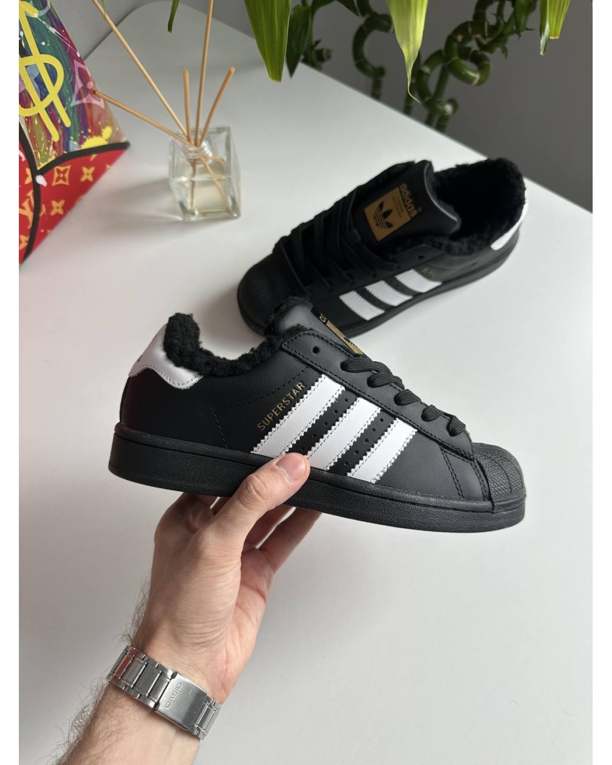 Adidas Superstar Black White