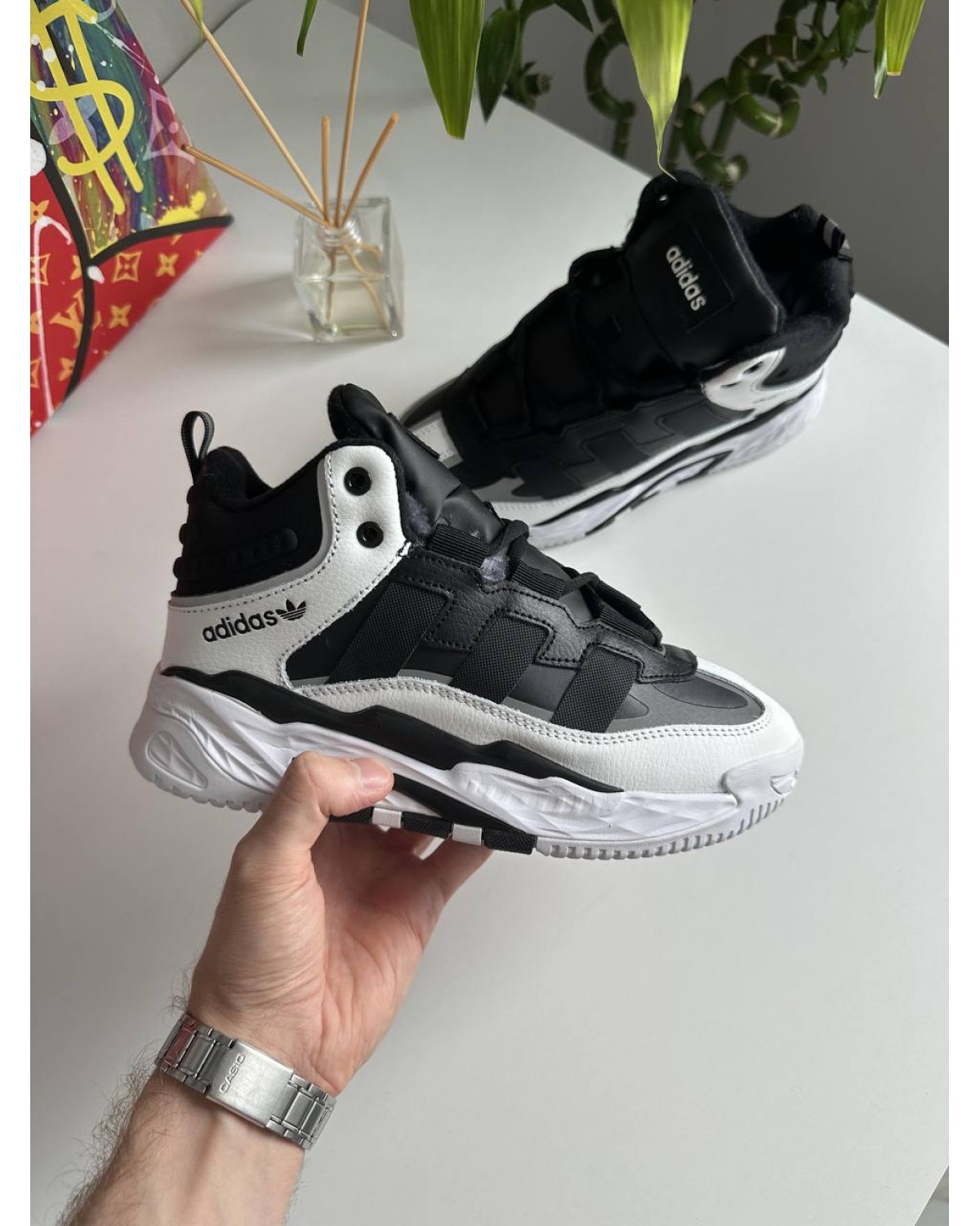 Adidas Niteball White Black