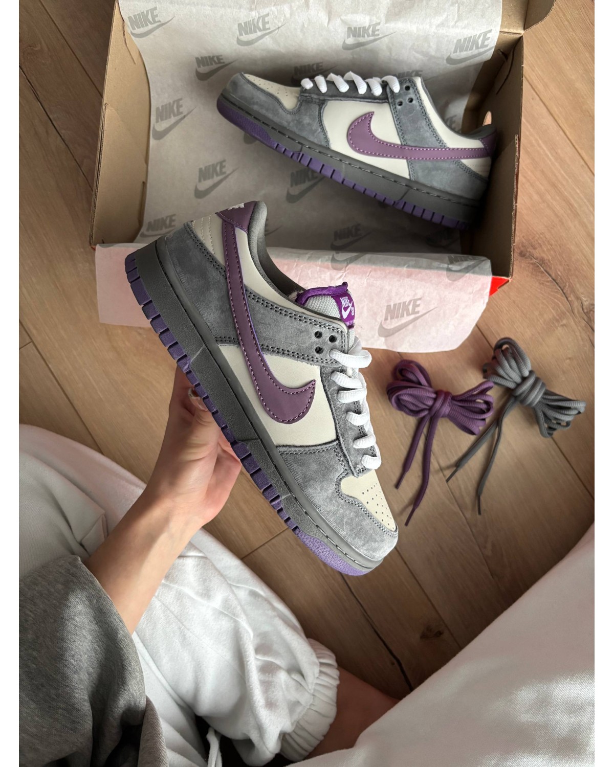 Nike Dunk Low Purple Pigeon Fur