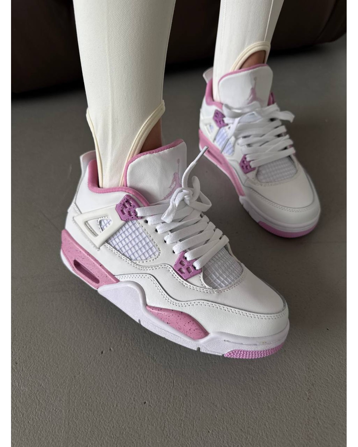 Nike Air Jordan 4 Retro White/Pink Oreo