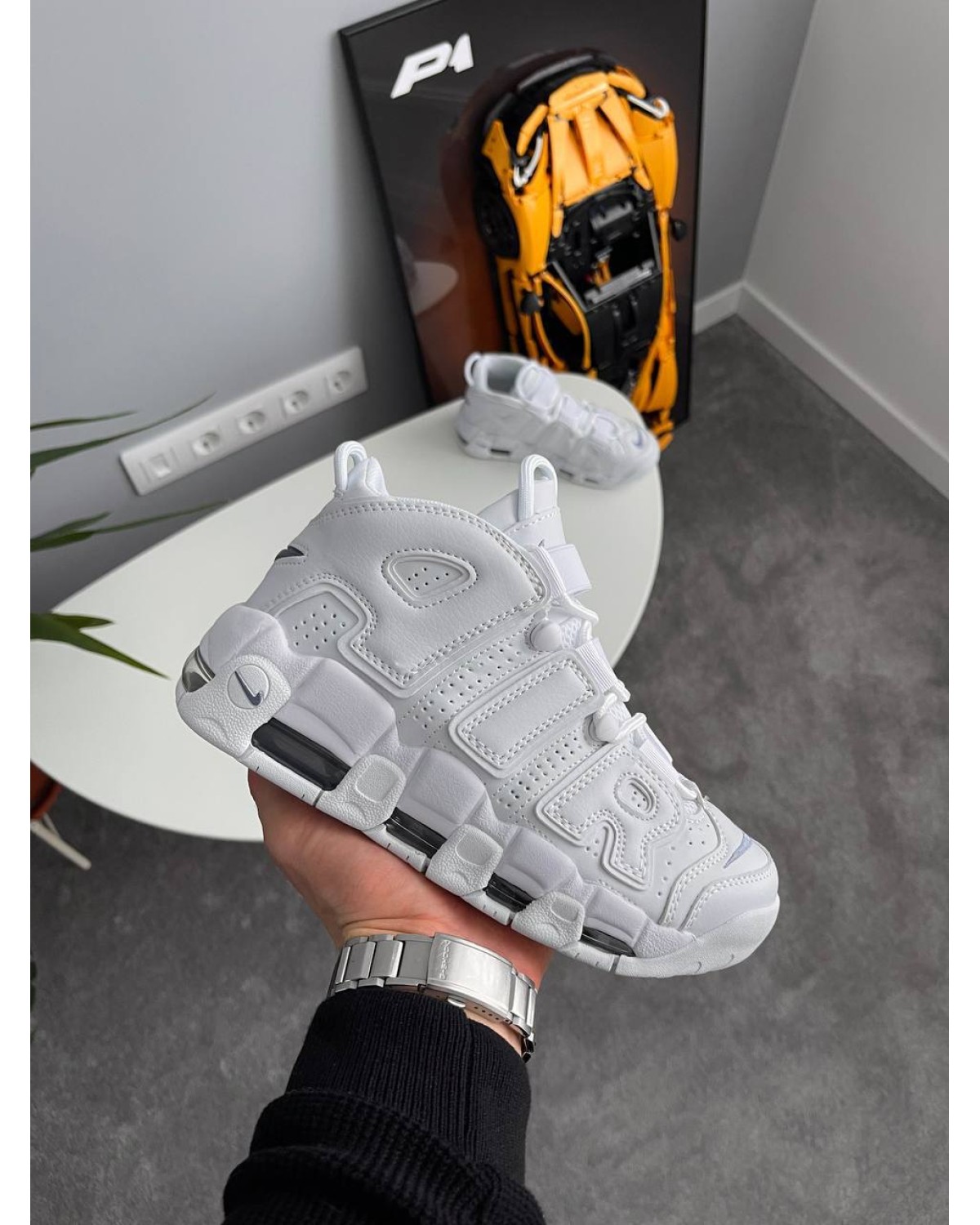 Nike Air More Uptempo Triple White