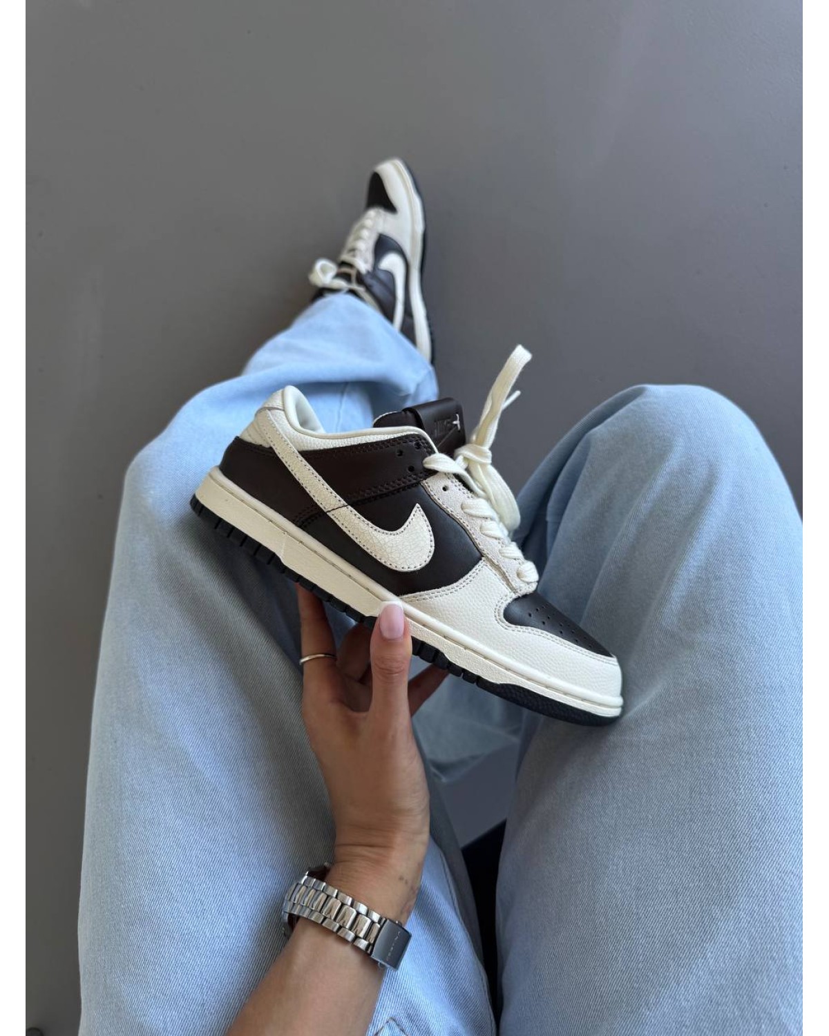 Nike SB Dunk "Dark Brown / Cracked Skin"
