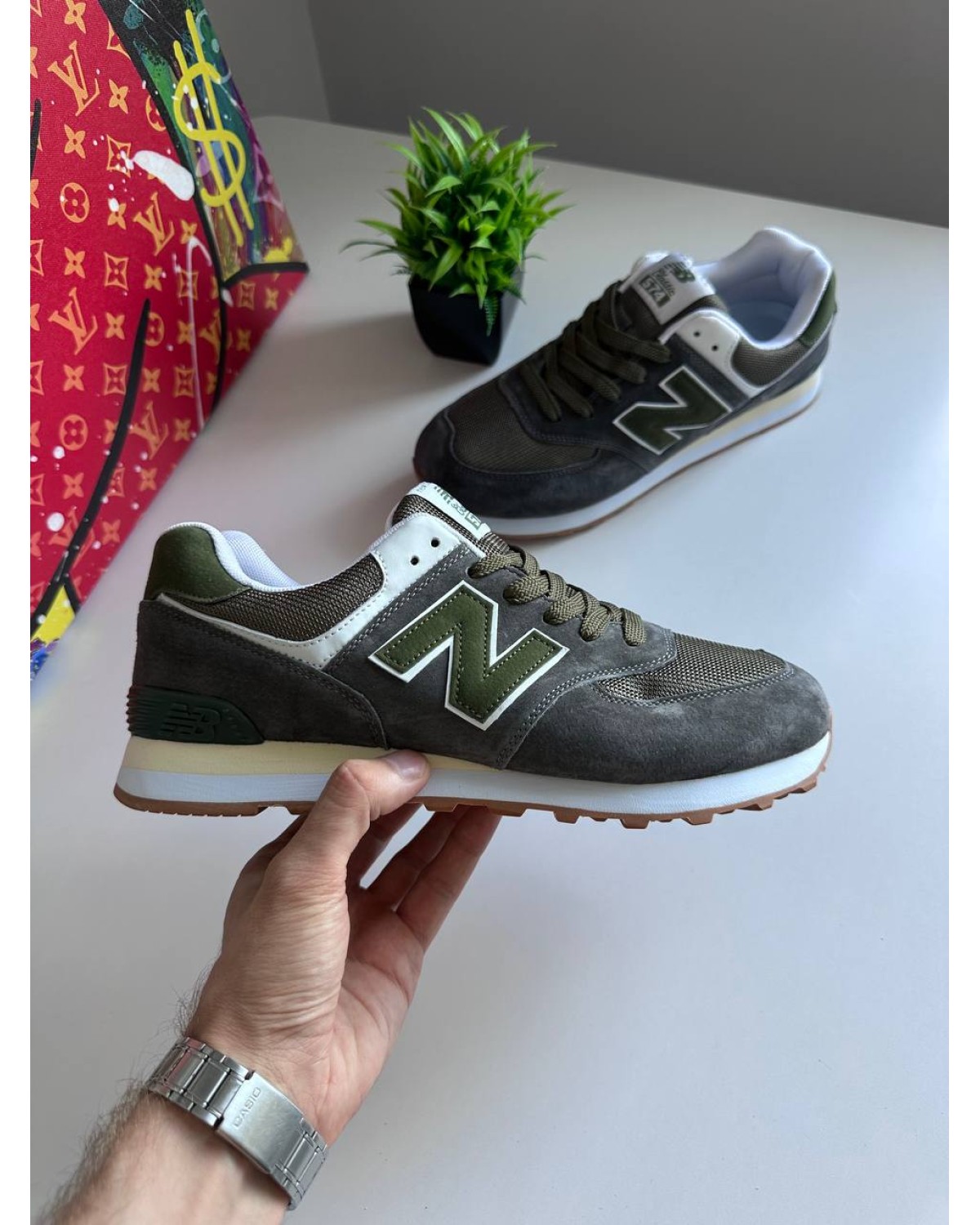 New Balance 574 Grey Green