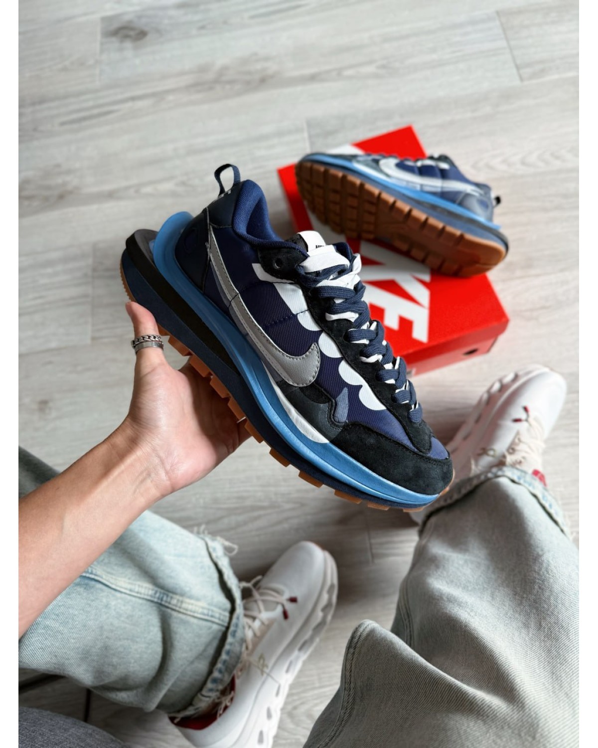Nike × Sacai 3.0 Vapor Waffle Blue