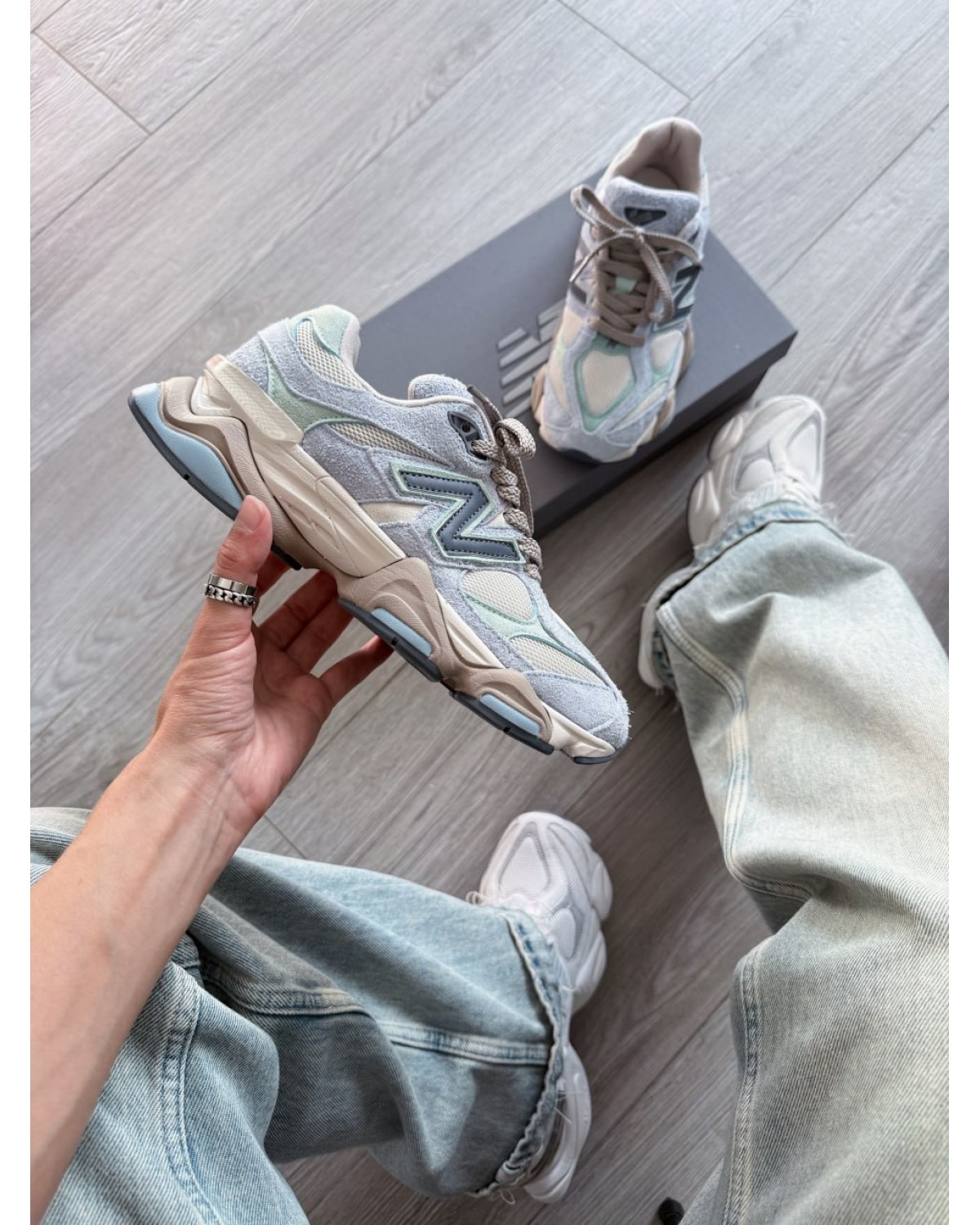 New Balance 9060 Arctic Grey Linen