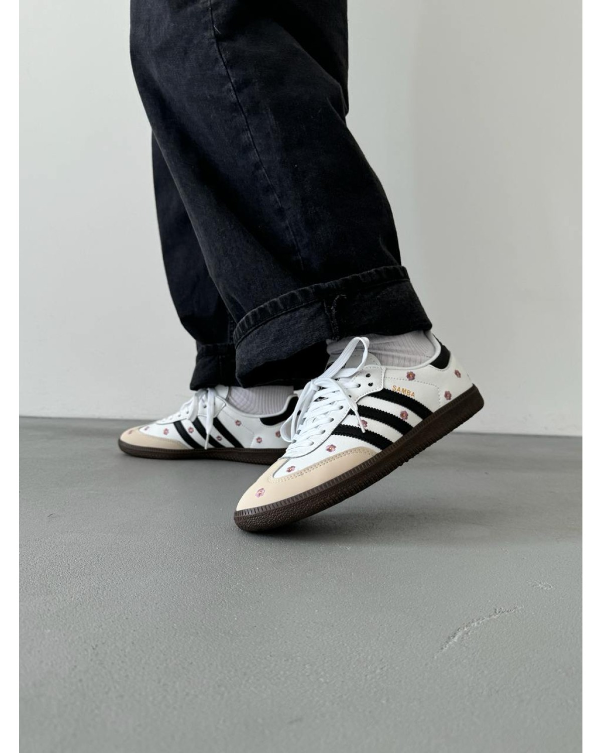 Adidas Samba OG Black/White Painted