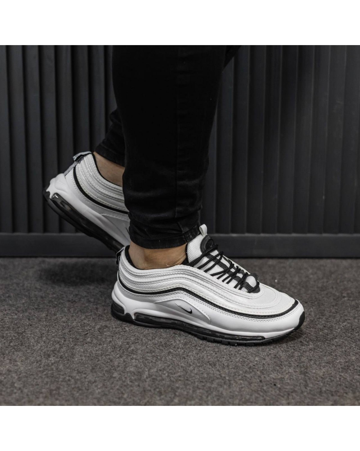 Nike Air Max 97 White SIlver Black
