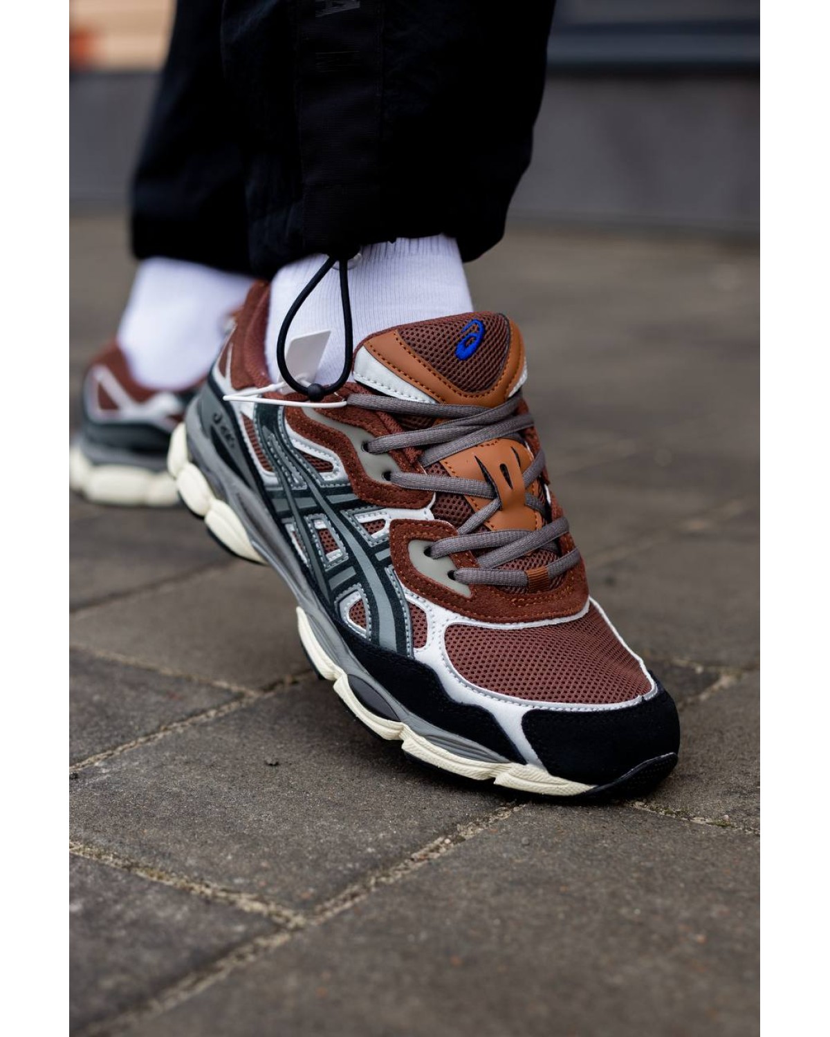 Asics Gel-NYC Reddish Brown Black Asics Gel-NYC Reddish Brown Black