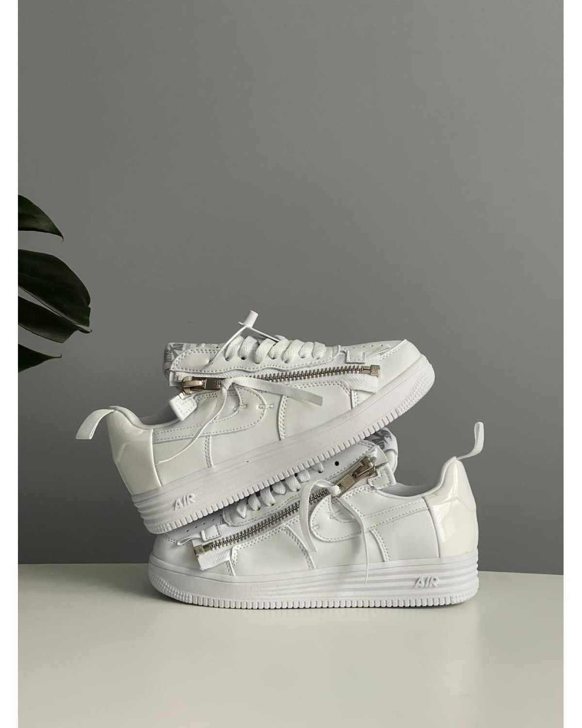Nike Lunar Force 1 Low Acronym Triple White Nike Lunar Force 1 Low Acronym Triple White