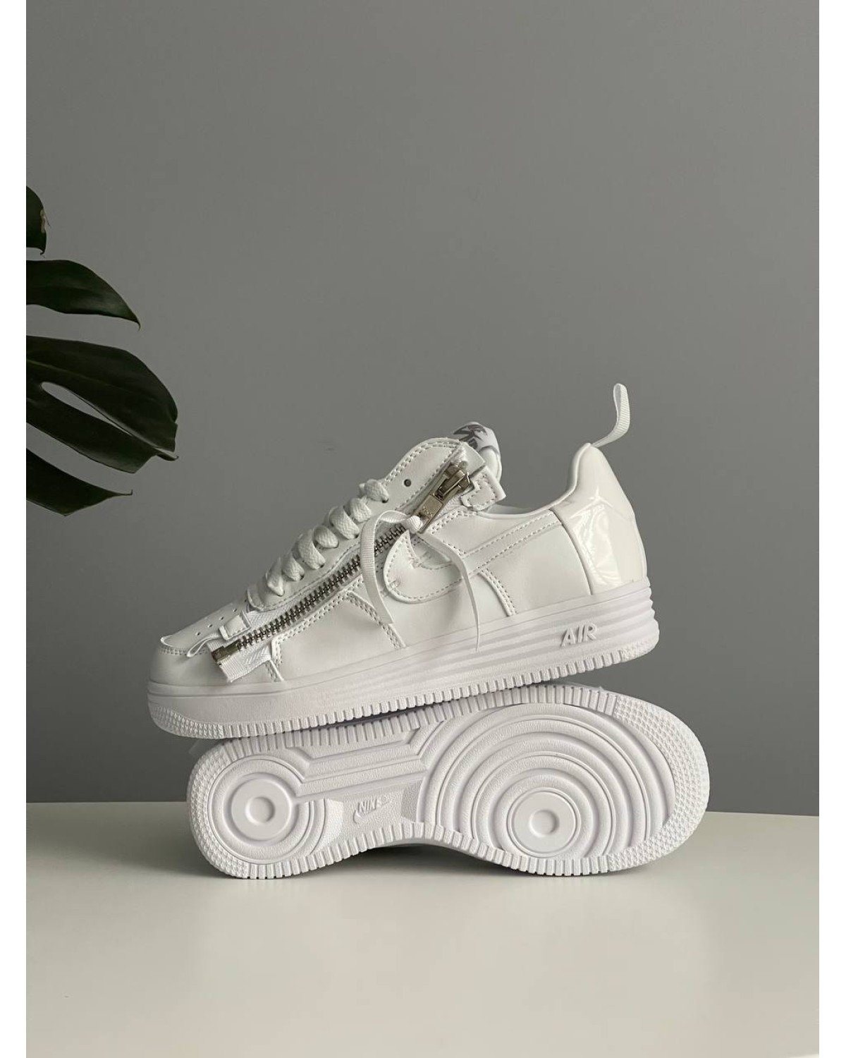 Nike Lunar Force 1 Low Acronym Triple White Nike Lunar Force 1 Low Acronym Triple White