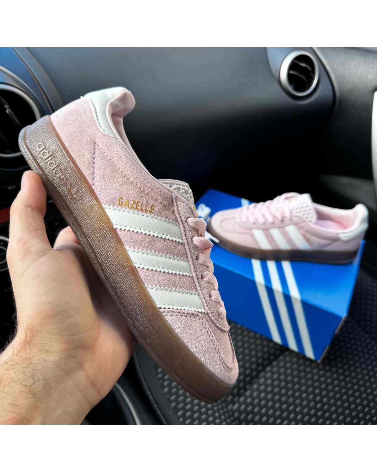 Adidas Gazelle Pink White