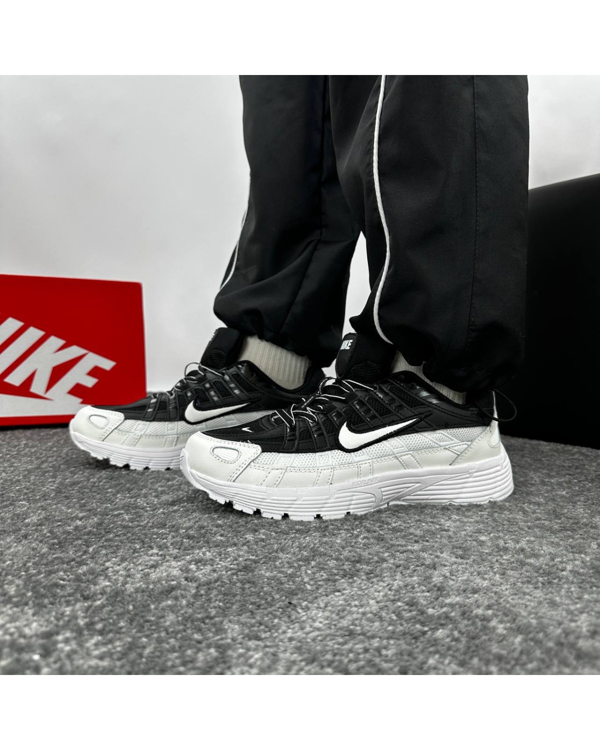 Nike P-6000 Black White