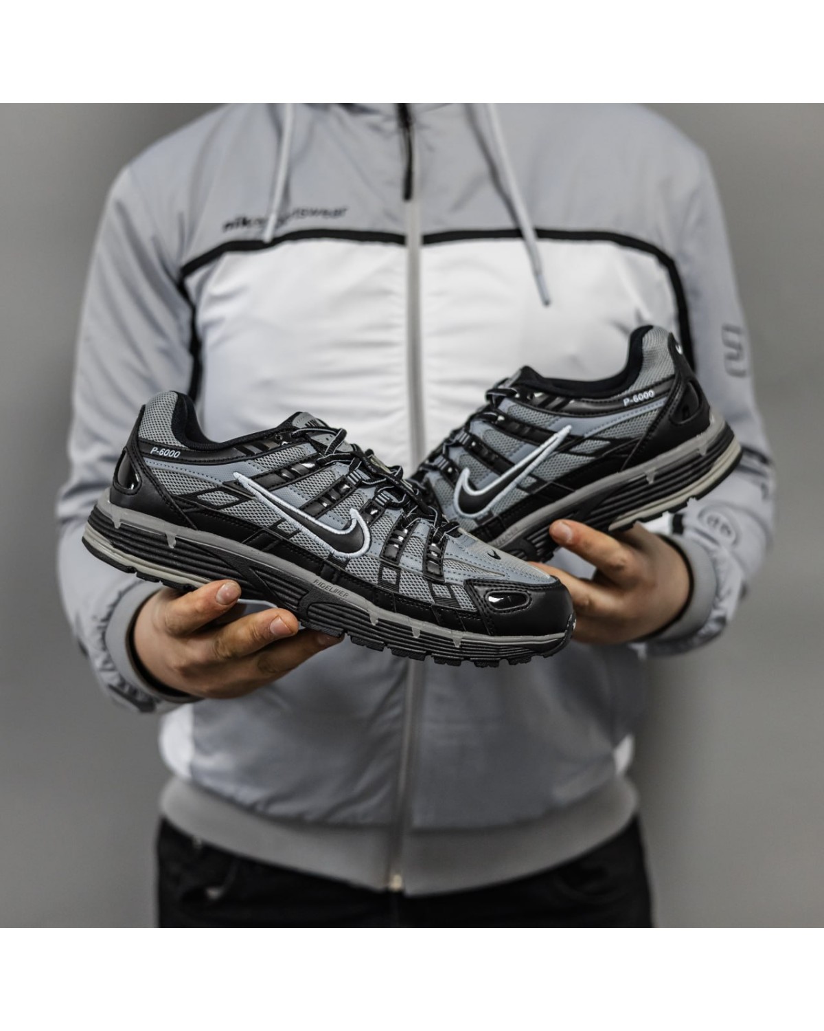 Nike P-6000 Grey Black Nike P-6000 Grey Black