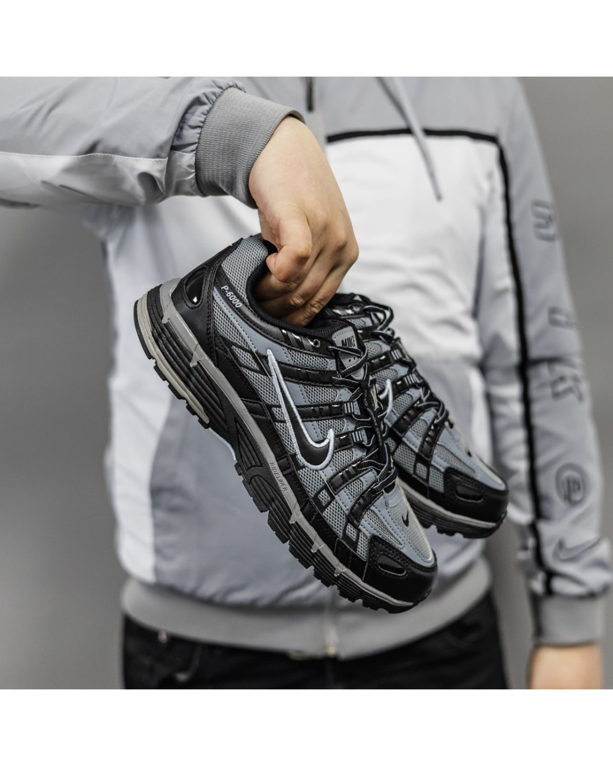 Nike P-6000 Grey Black Nike P-6000 Grey Black