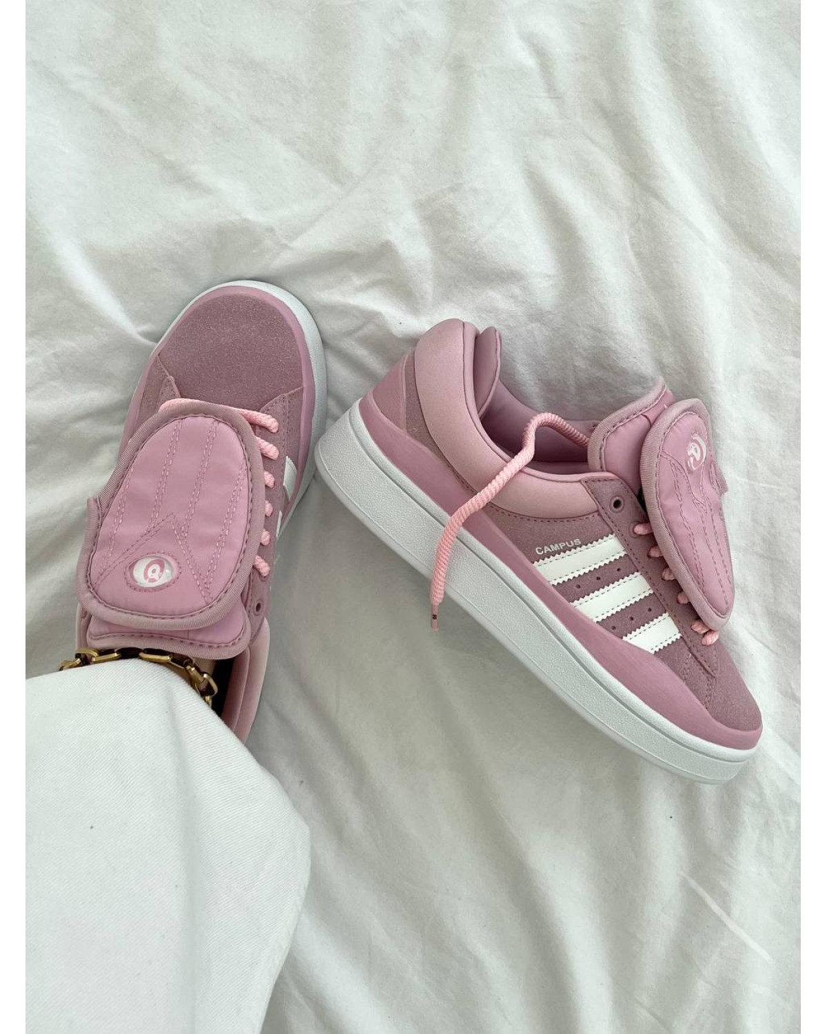 Adidas Campus x Bad Bunny Pink White