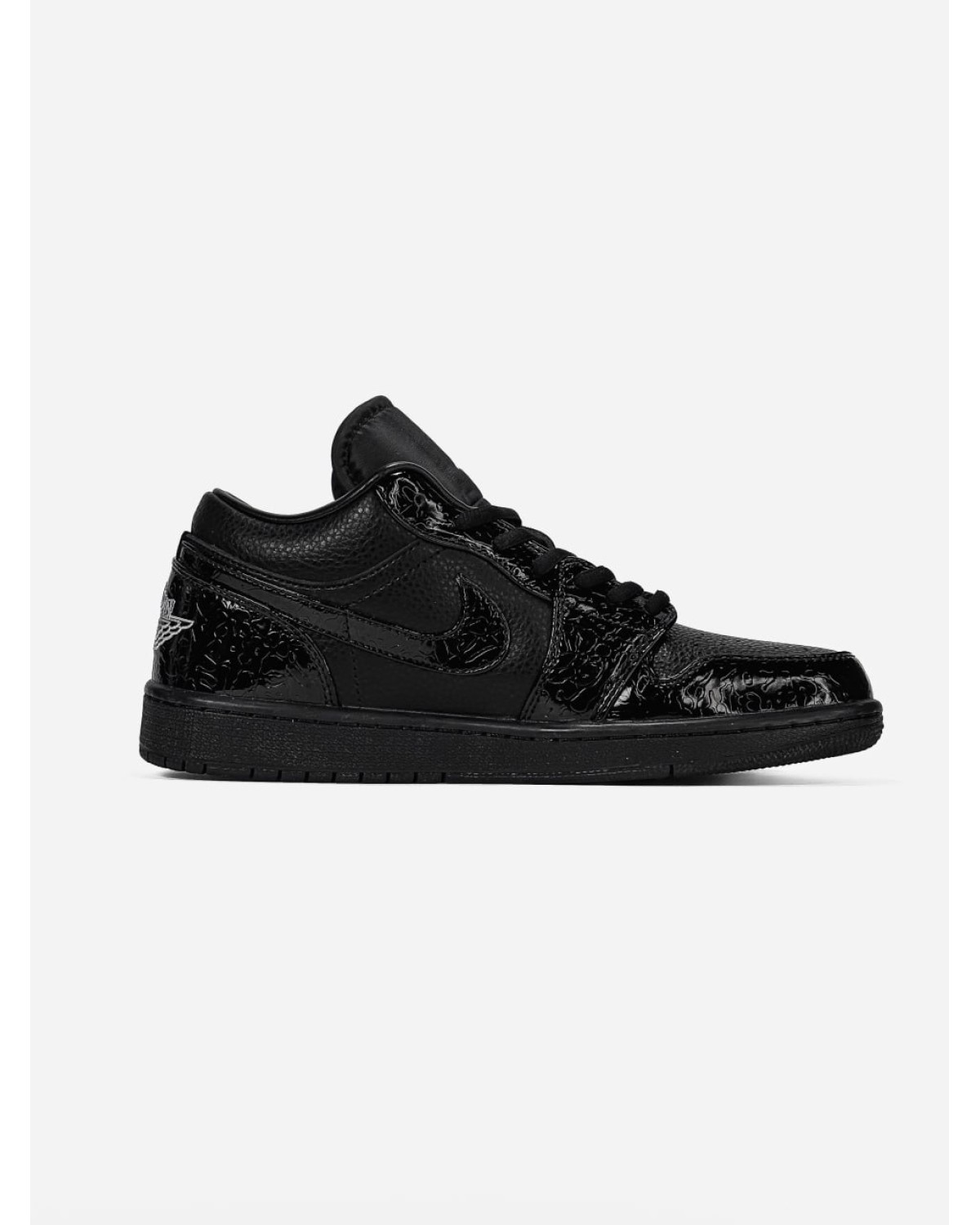 Nike Air Jordan 1 Low SE Patent Elephant Black Nike Air Jordan 1 Low SE Patent Elephant Black
